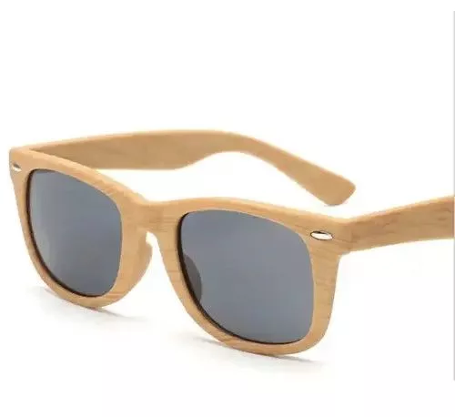 Electric Visual Sunglasses Electric Visual Retro Bamboo Sunglasses Yellow Streetwear