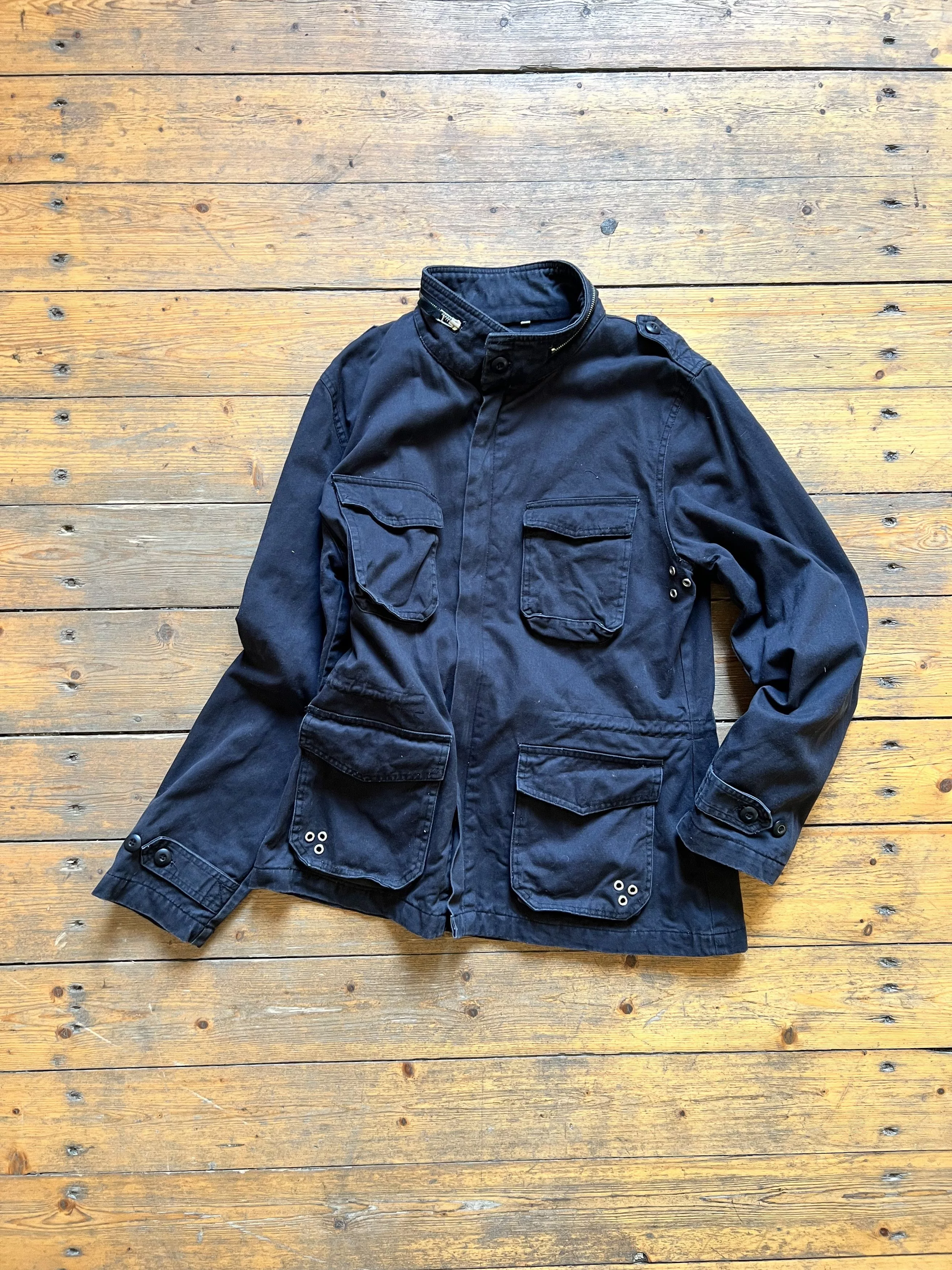 Other Denim Jackets Other Vintage Denim SurPlus US Tex Jacket Black Streetwear