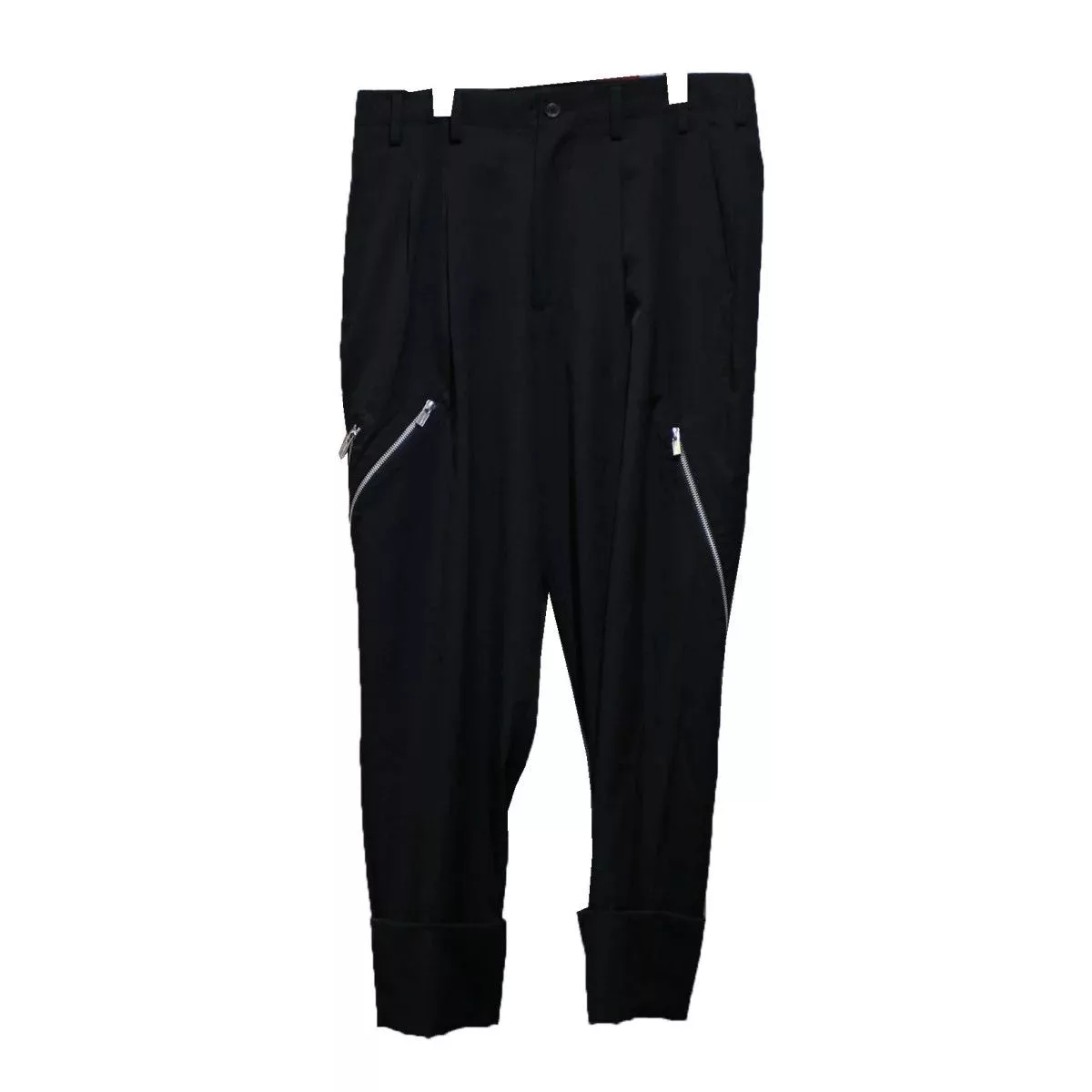 Yohji Yamamoto Casual Pants YOHJI YAMAMOTO pour homme 22SS zipper Pants Black