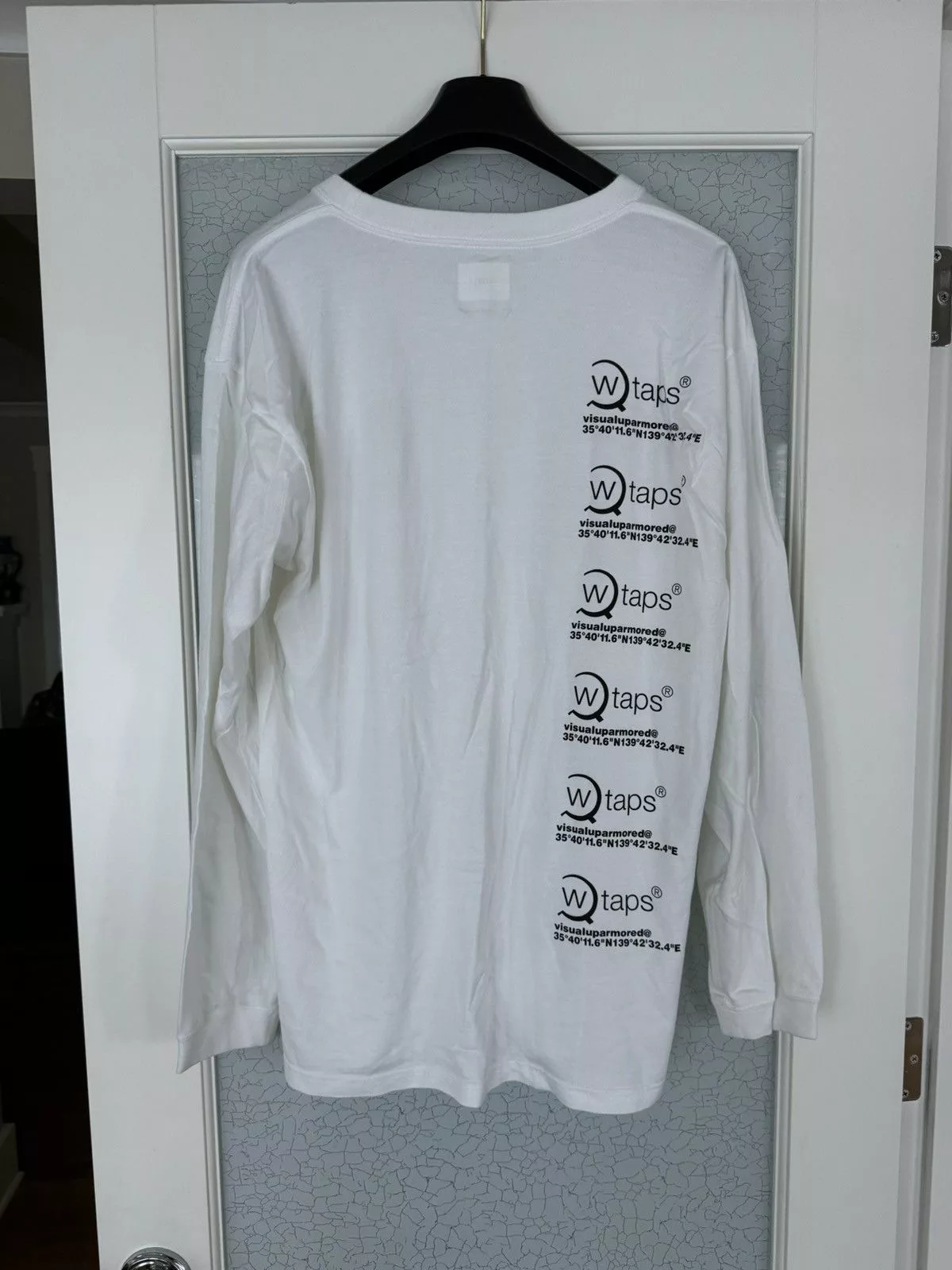Wtaps Long Sleeve T Shirts Wtaps repeat logo long-sleeve tshirt White