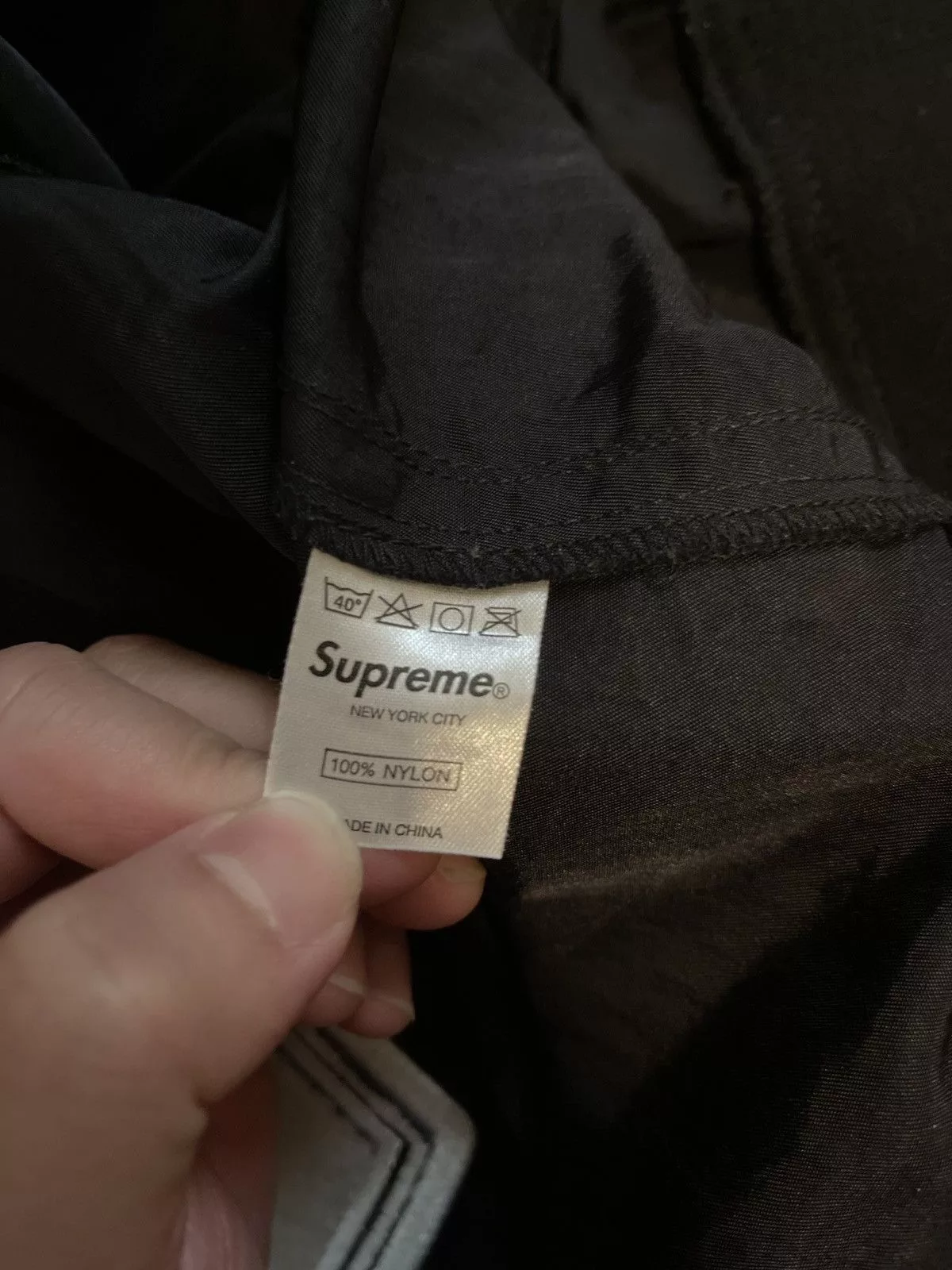 Supreme Light Jackets Supreme ncaa coaches bomber jacket Black