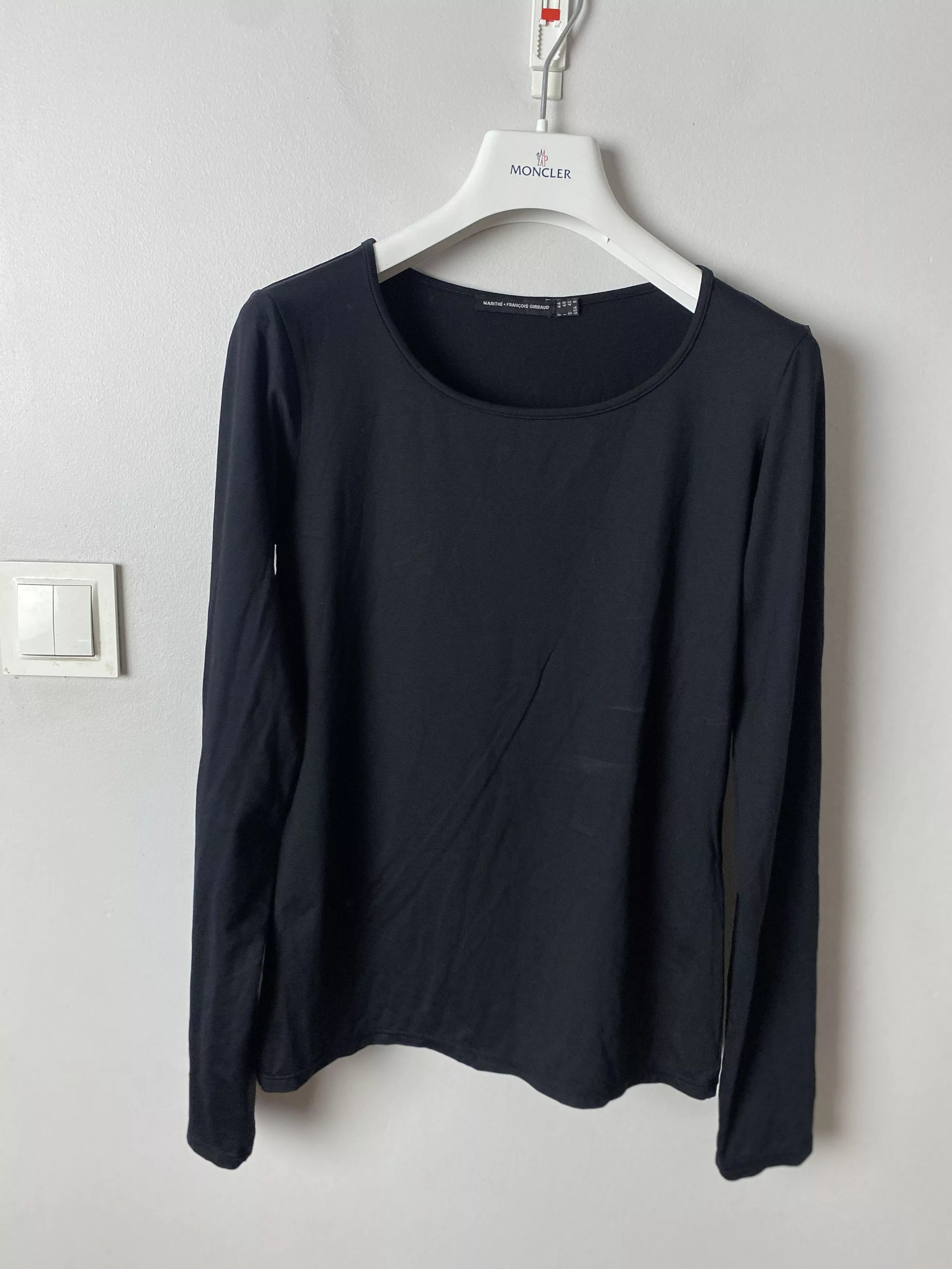 Marithe + Francois Girbaud Long Sleeve T Shirts Marithe + Francois Girbaud × Vintage Marithe Francois Girbaud long sleeve t-shirt tee vintage Black Luxury
