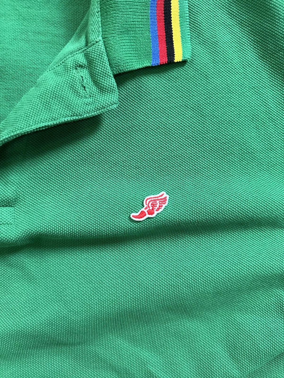 Noah Polos Noah Winged Foot Victory Stripe Polo Green