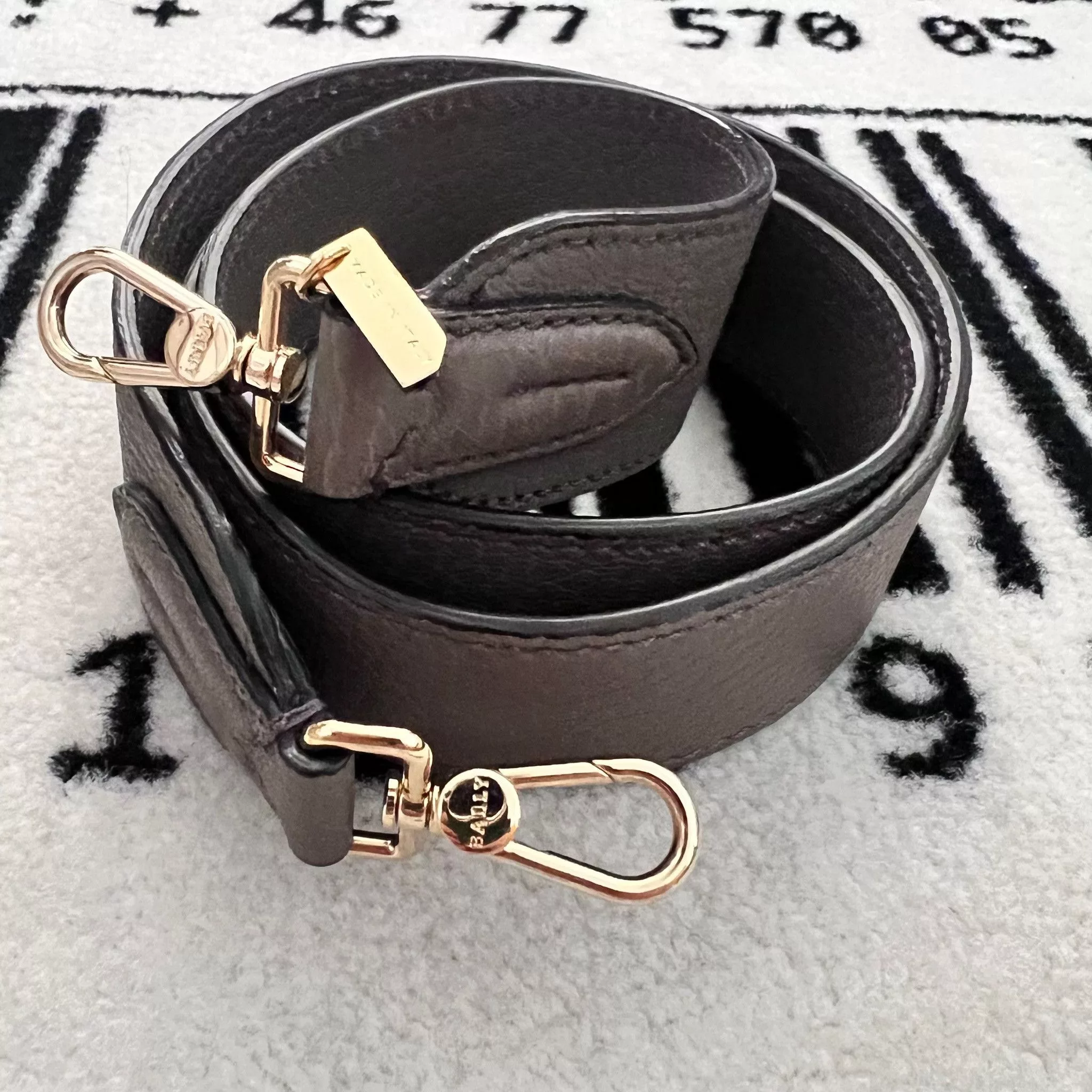 Bally Other Bally Leather Detachable Shoulder Bag / Bag Strap - Gray