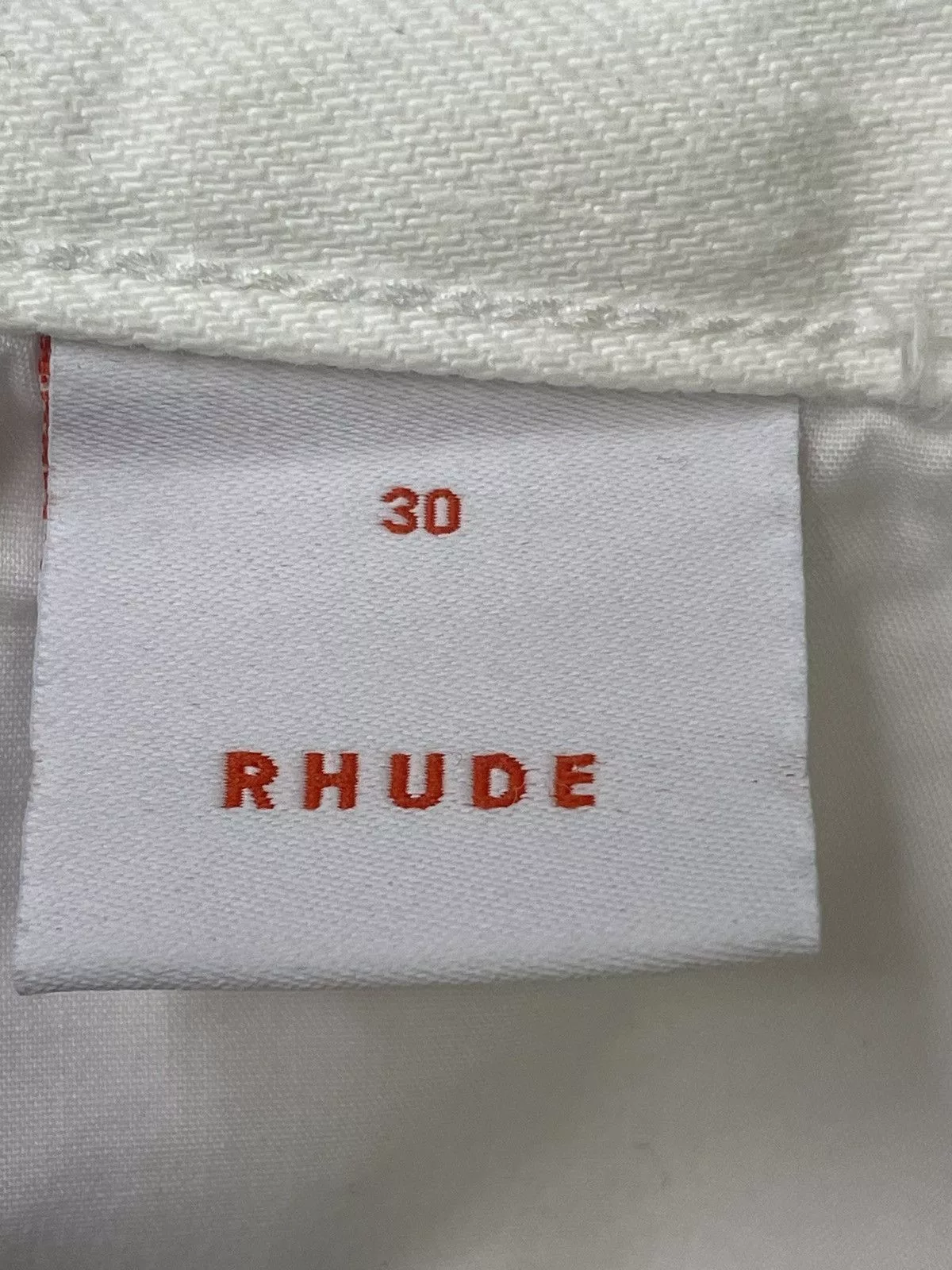 Rhude Denim Rhude White Denim Jeans