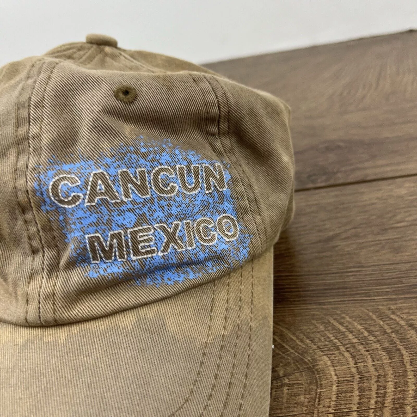 Other Hats Other Cancun Mexico Hat Cancun Cap Hat Brown Cap Adjustable Brown