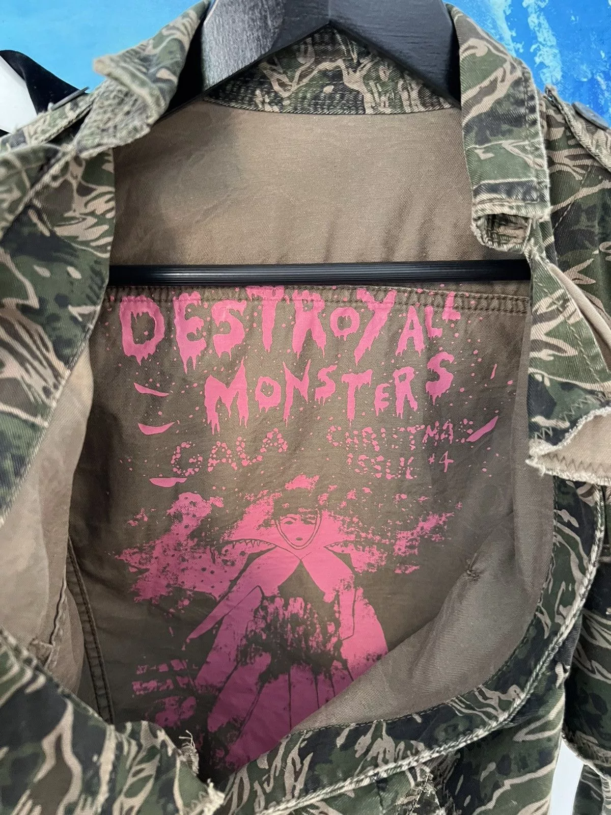 Hysteric Glamour Light Jackets Hysteric Glamour Destroy All Monsters Jacket Green
