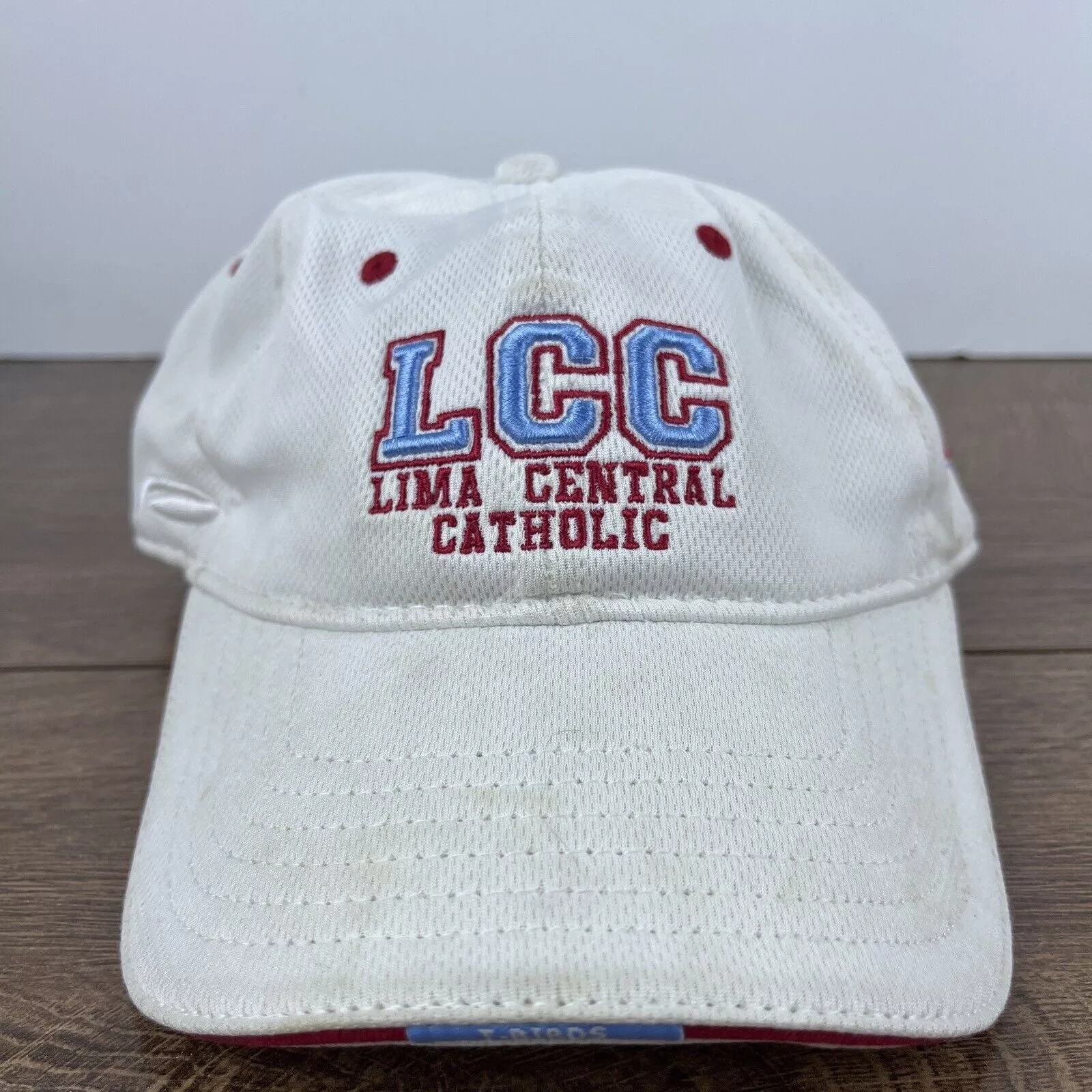 Other Hats Other Lima Central Catholic Hat LCC White Adjustable Hat Adult Siz