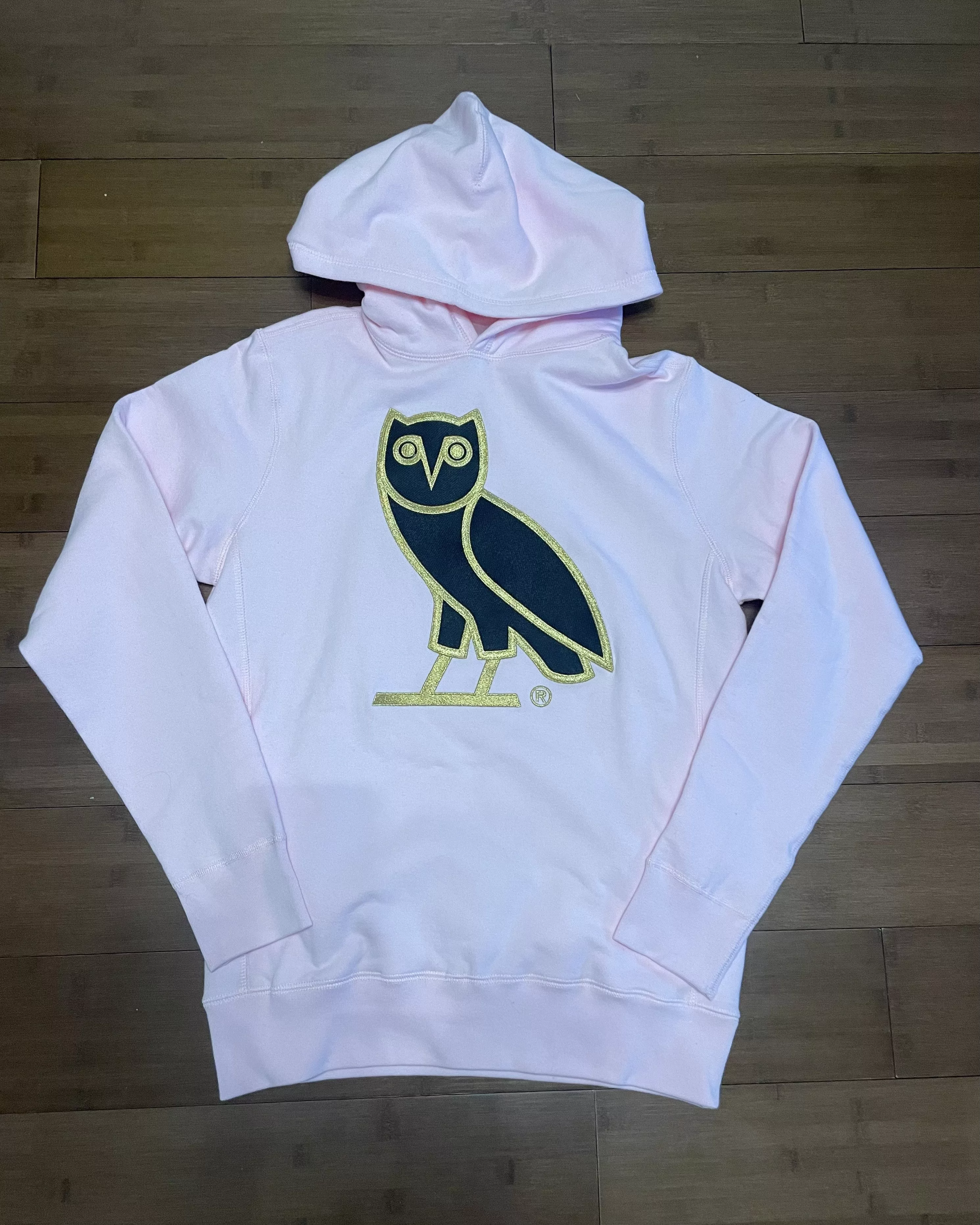 Drake Sweatshirts Hoodies Drake × October's Very Own OVO OG Owl Pullover Hoodie Pink
