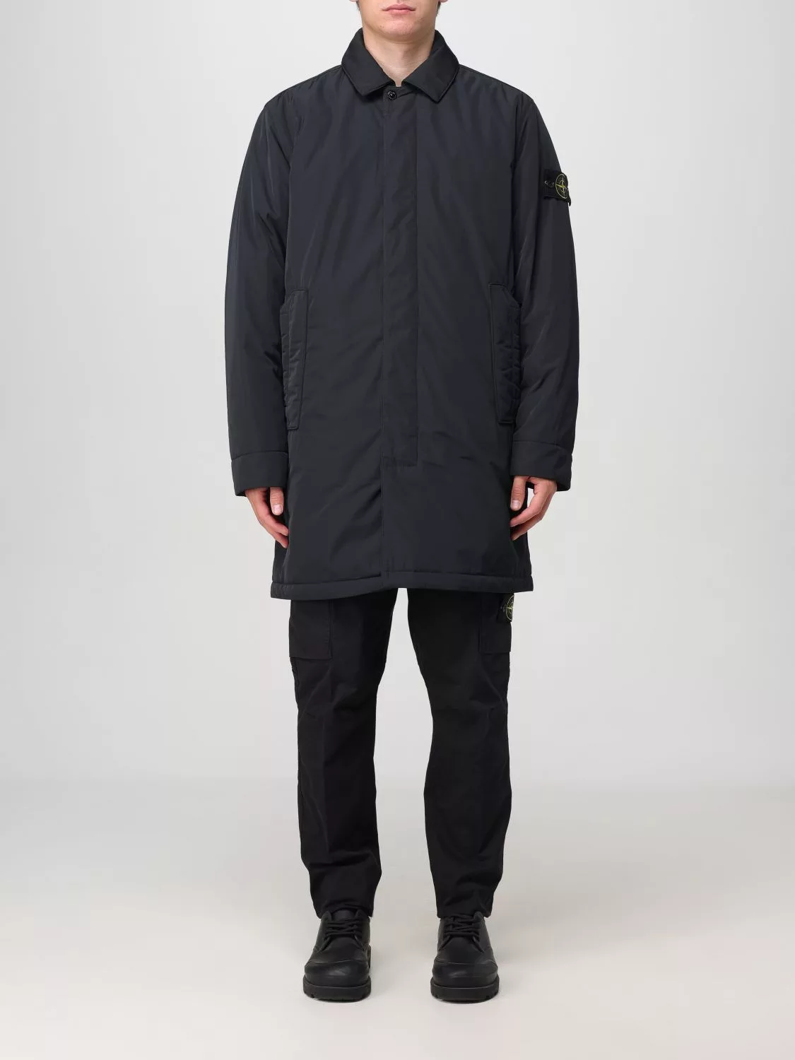 Stone Island Bombers Stone Island Jacket Men Black