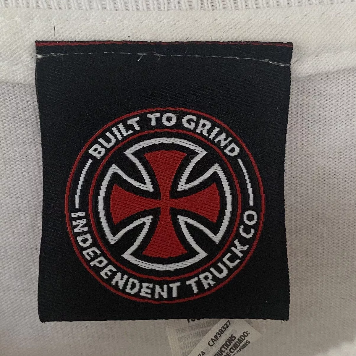 Independent Truck Co. Short Sleeve T Shirts Independent Truck Co. × Thrasher Independen Truck x Thrasher Pentagram Skategoat Cross Shirt White