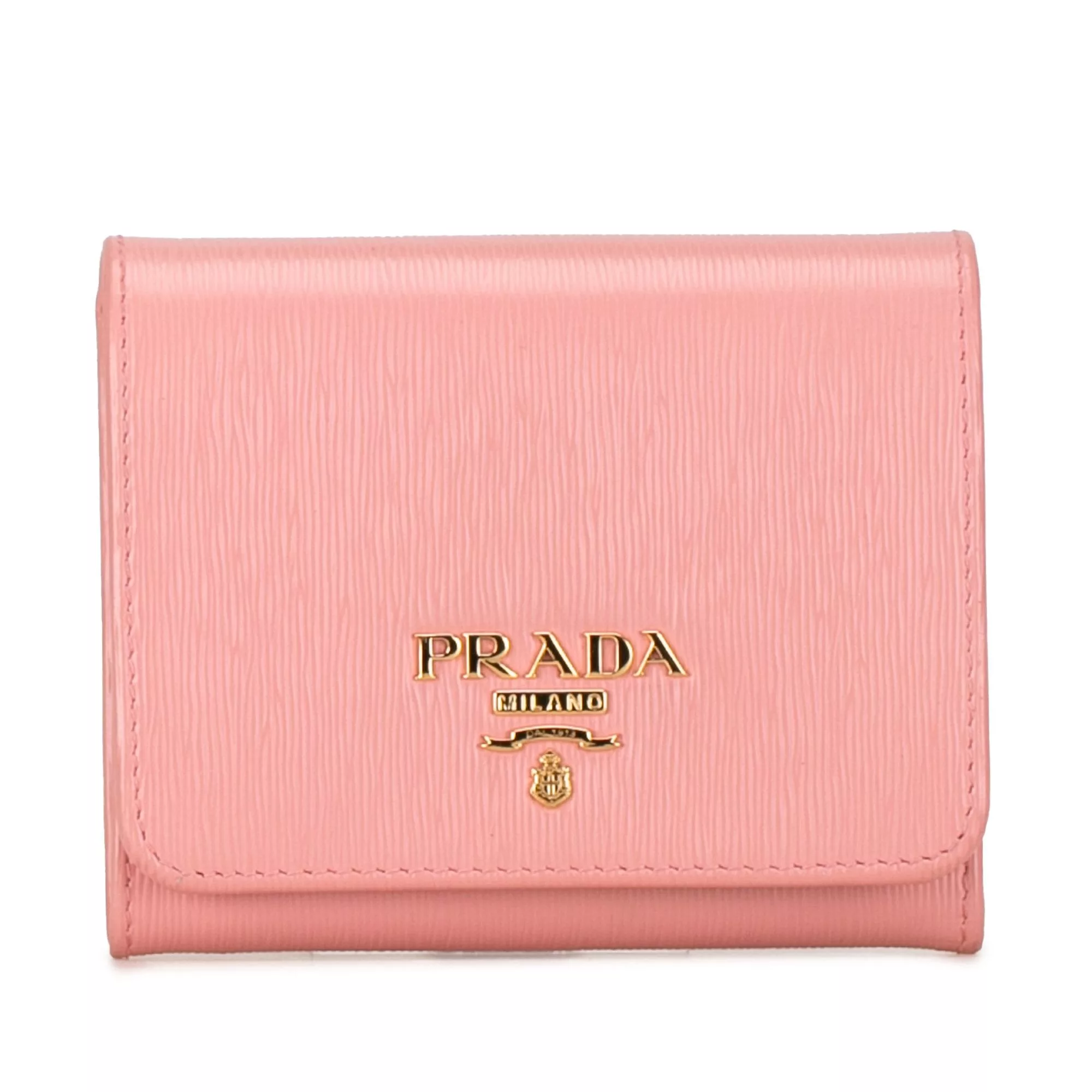 Prada Wallets Prada Vitello Move Compact Wallet Pink