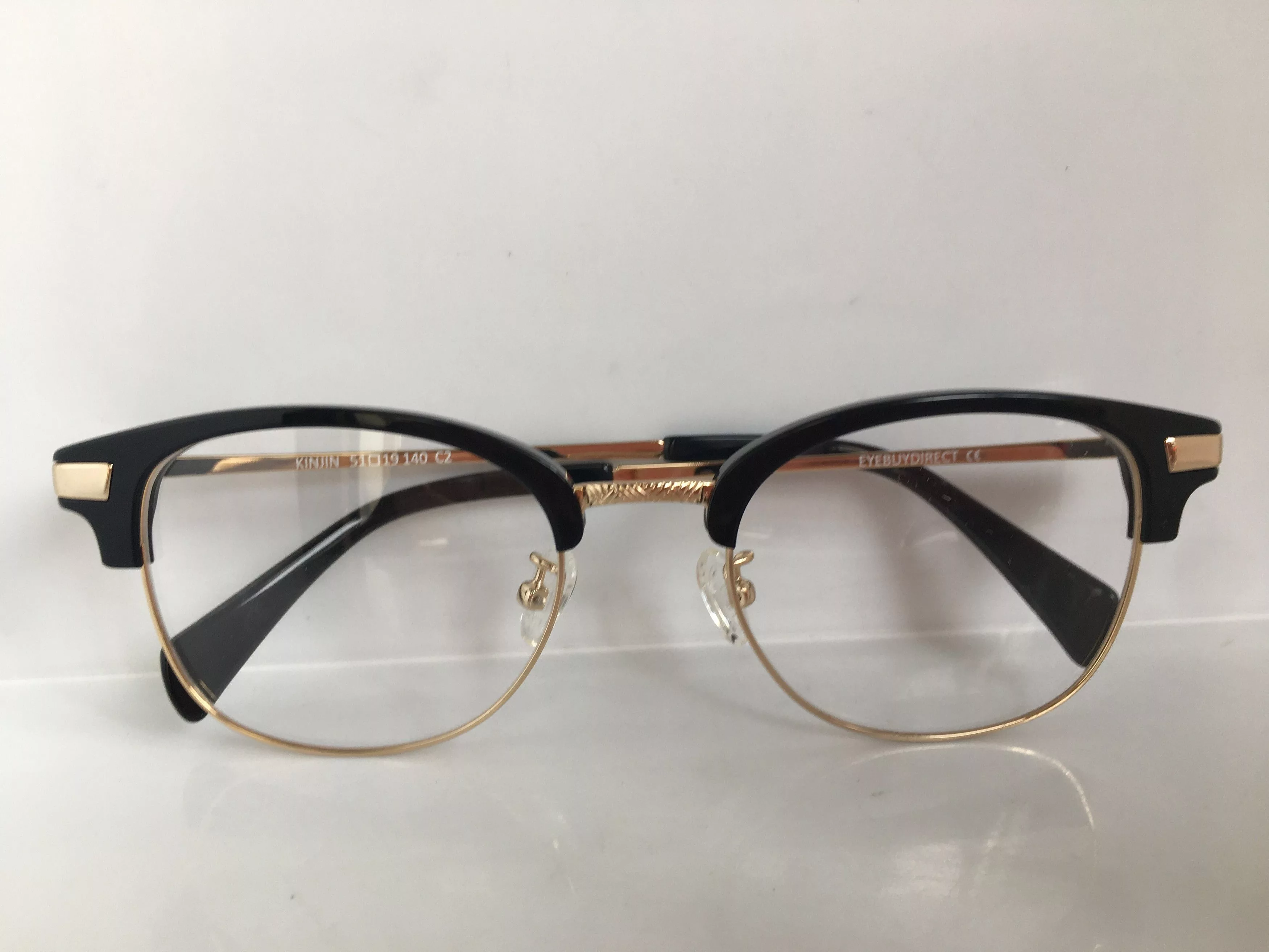 Other Glasses Other Eyebuydirect Malcolm X Black Gold Eyeglasses Frame