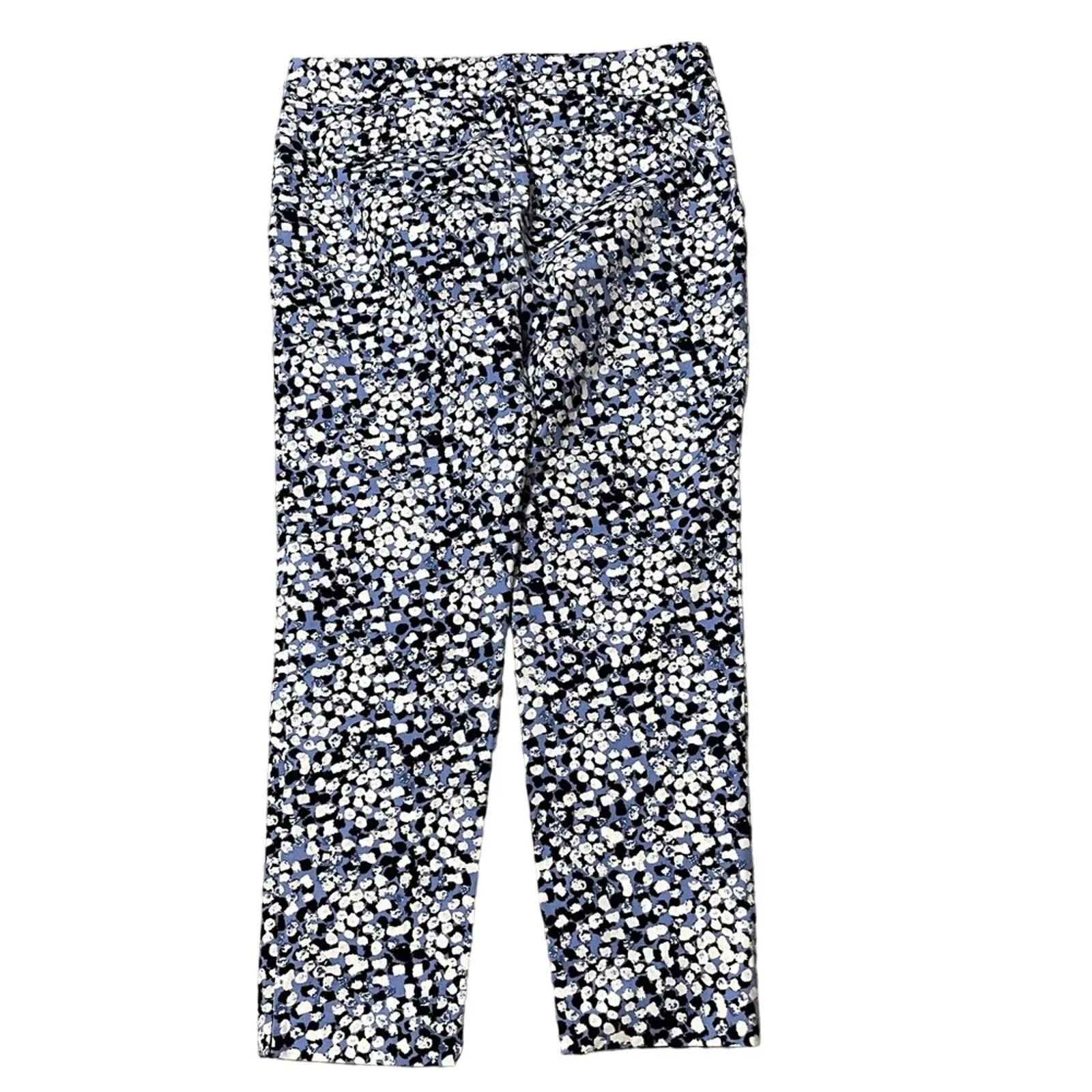 Other Pants Other Talbots Fly Front Chatham Ankle Pants Blue Dot Size Size 14