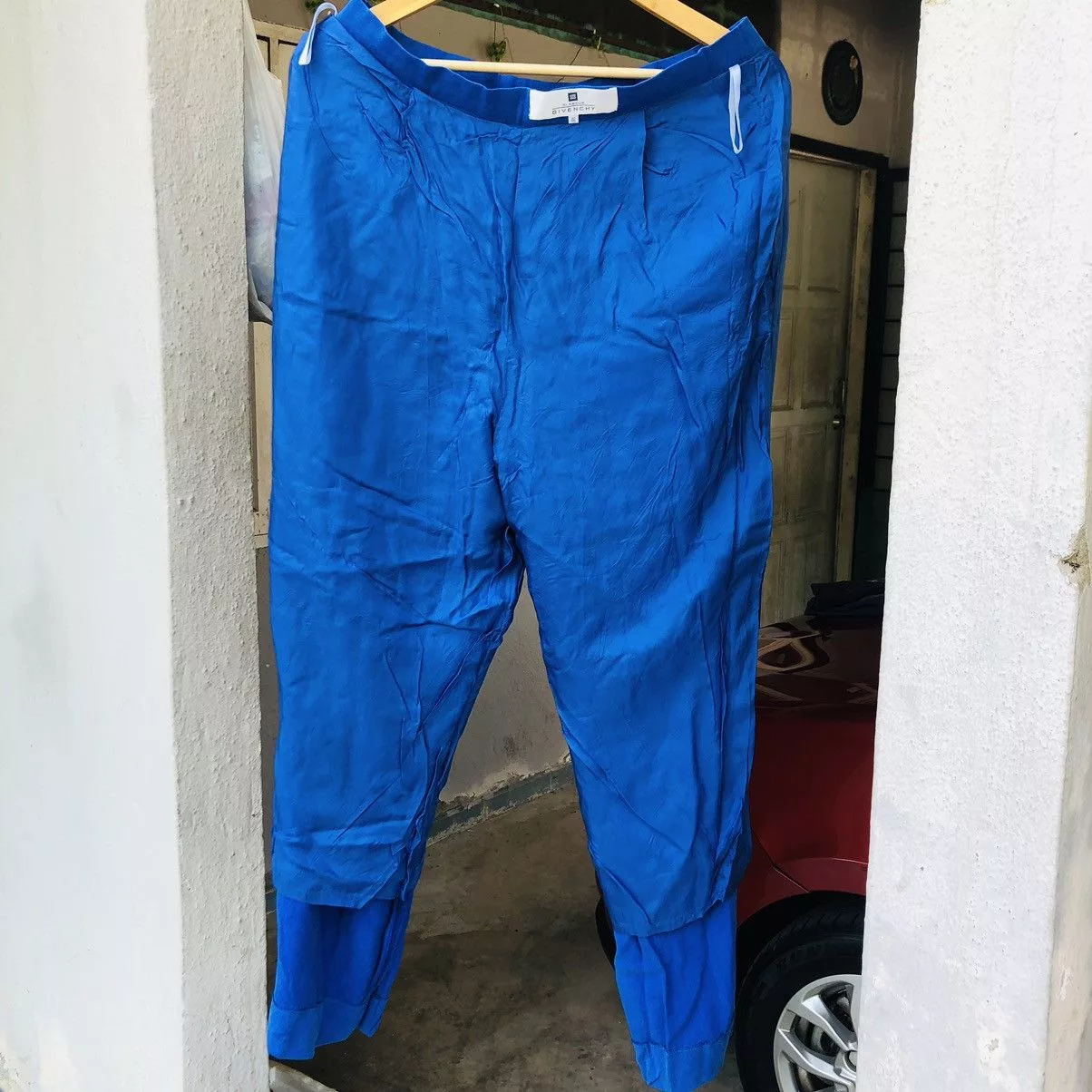 Givenchy Pants Givenchy × Vintage VINTAGE GLAMOUR GIVENCHY BLUE SIZE ON TAG 46
