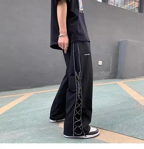 Jean Sweatpants Jean New trend, sweatpants Black Avant-Garde