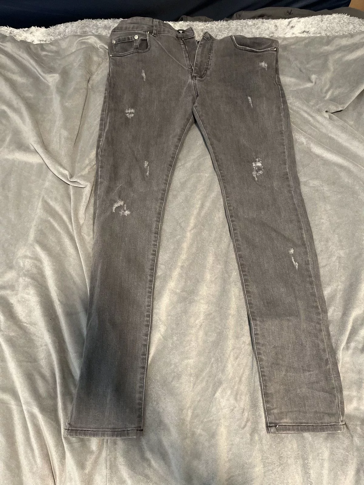 Versace Casual Pants Versace × Versus Versace Versace versus zayn ripped jeans Gray