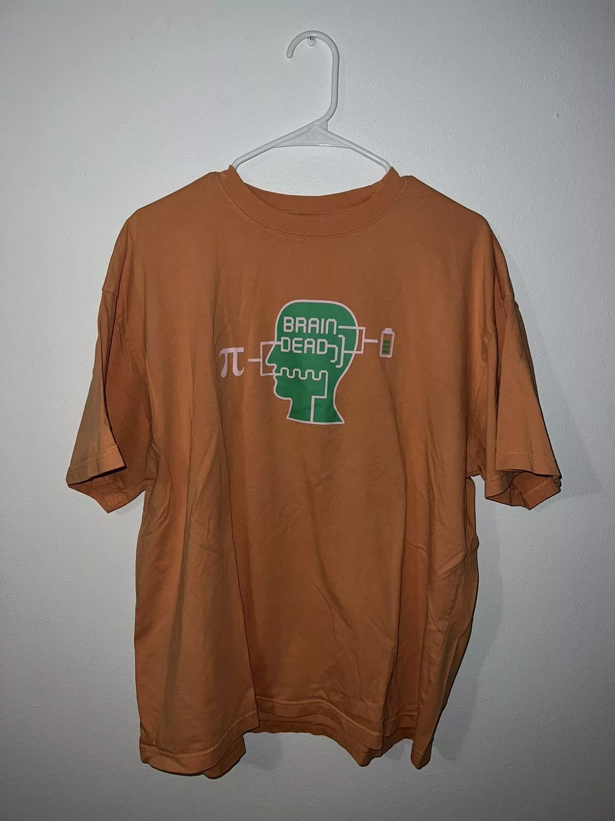 Brain Dead Short Sleeve T Shirts BRAIN DEAD ORANGE PI TEE