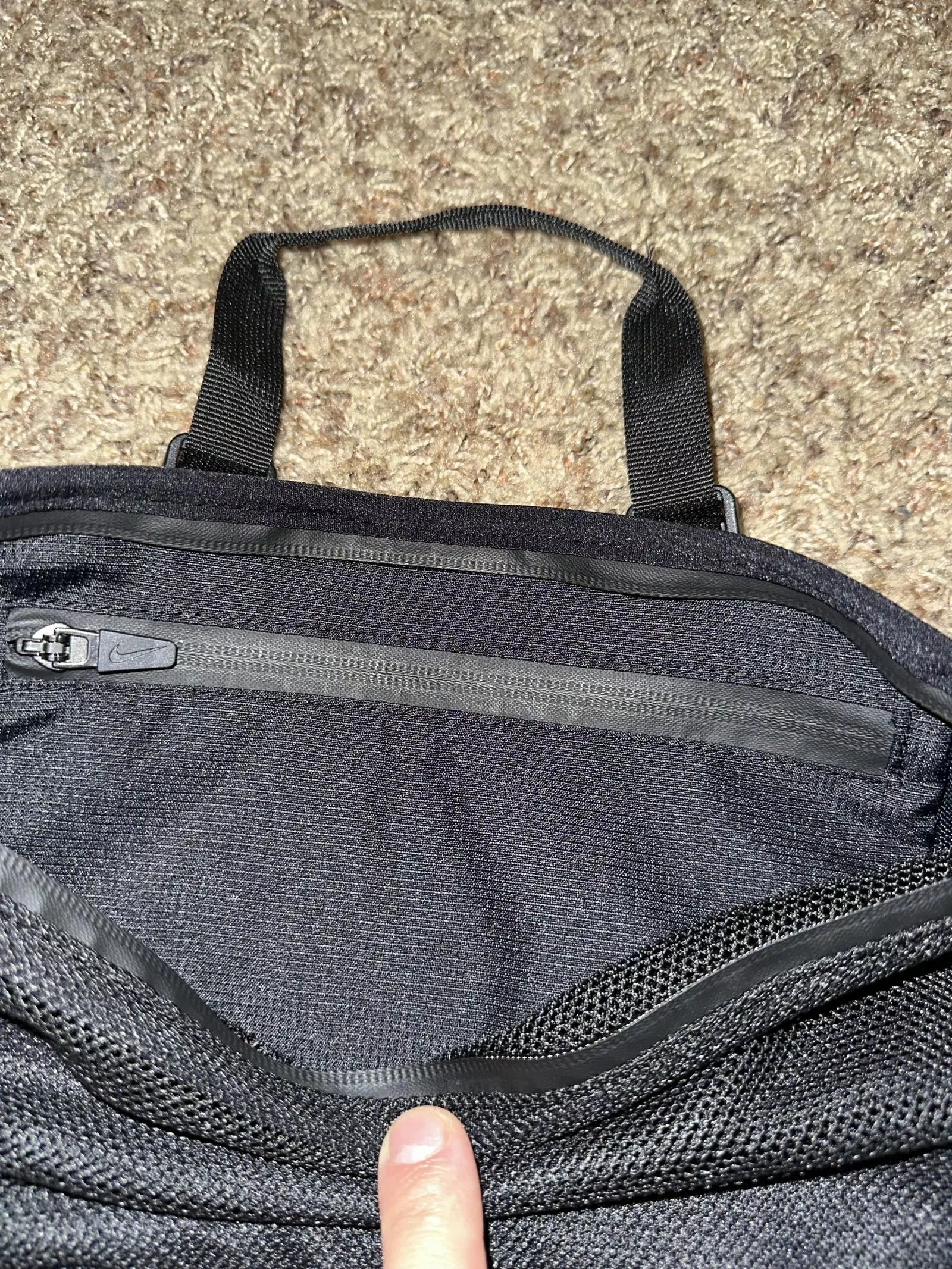 Nike Bags Luggage MMW x NikeLab Black Drawstring Shoe Backpack Bag