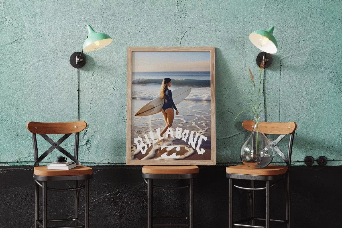 Other Miscellaneous Other Billabong Surf Poster Blue