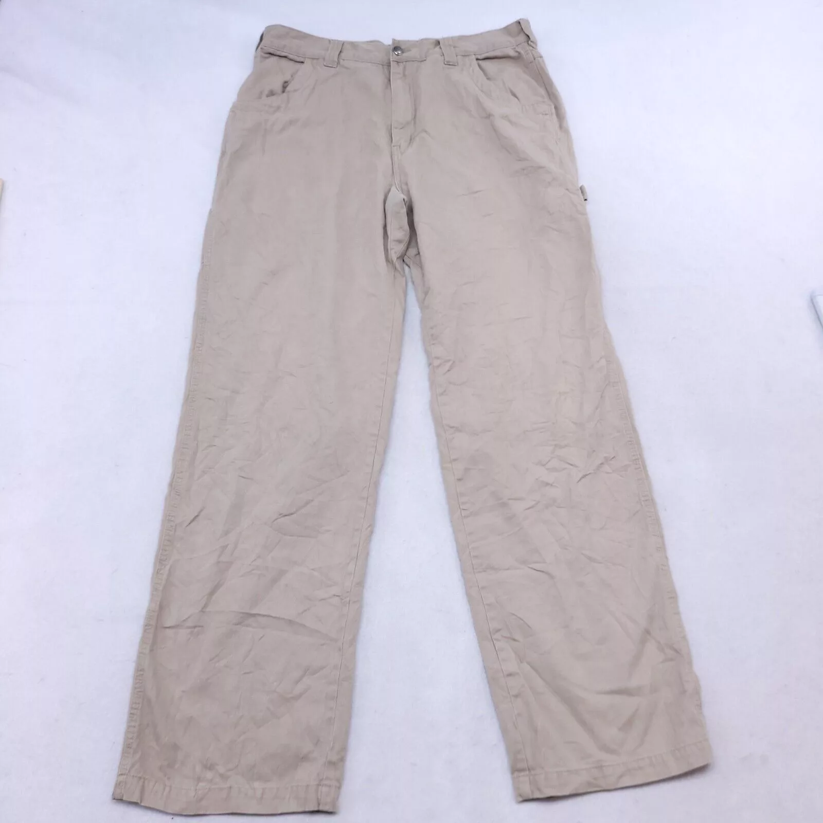 Cabelas Pants Cabelas Medium Wash Button Chino Pants Mens Size 33/34 Beige Brown