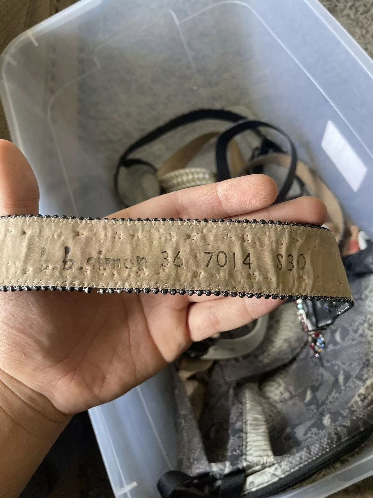 B.B. Simon Belts B.B. Simon Bb Simon belt Black