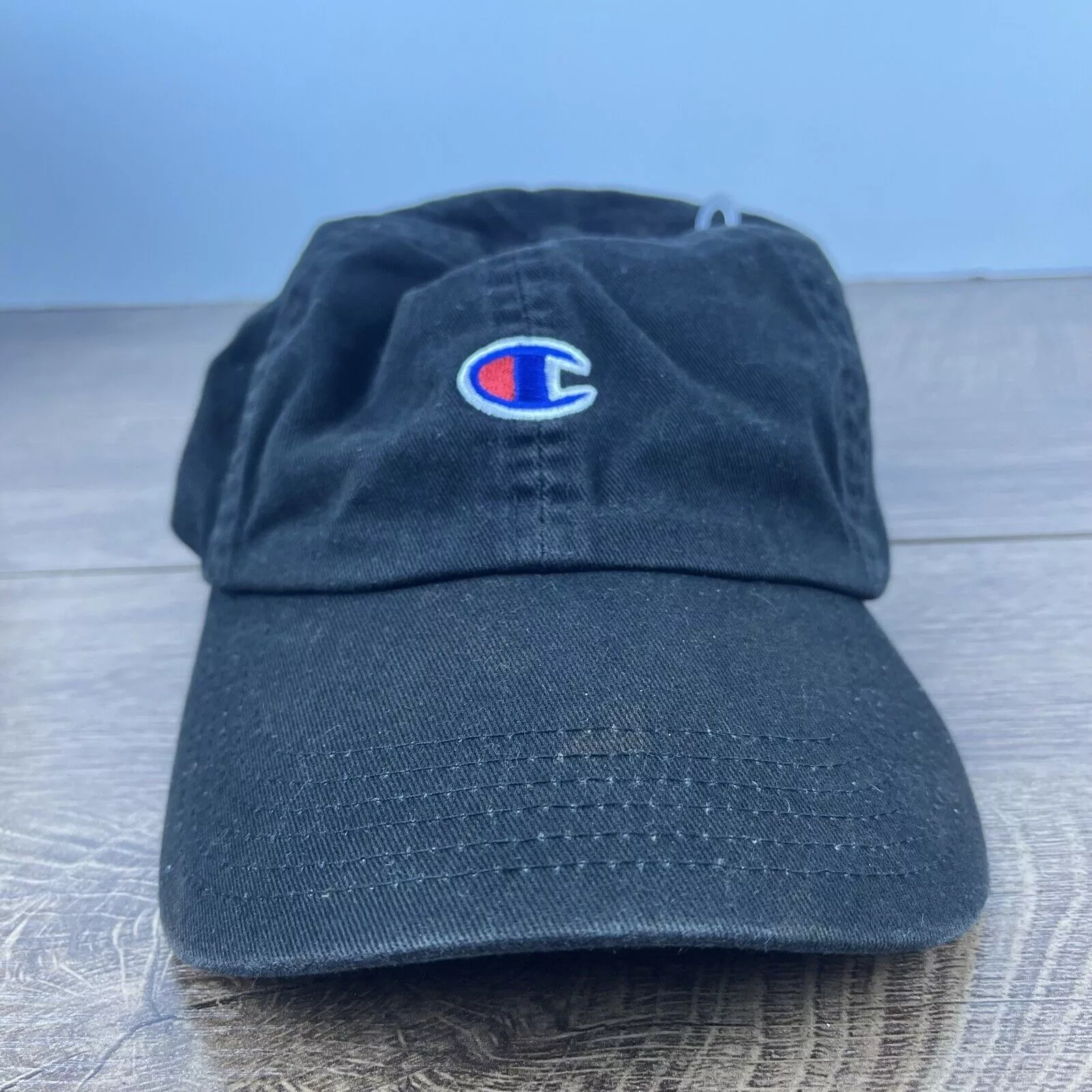 Champion Hats Champion Hat Champion Baseball Black Hat Adjustable Adult Fi