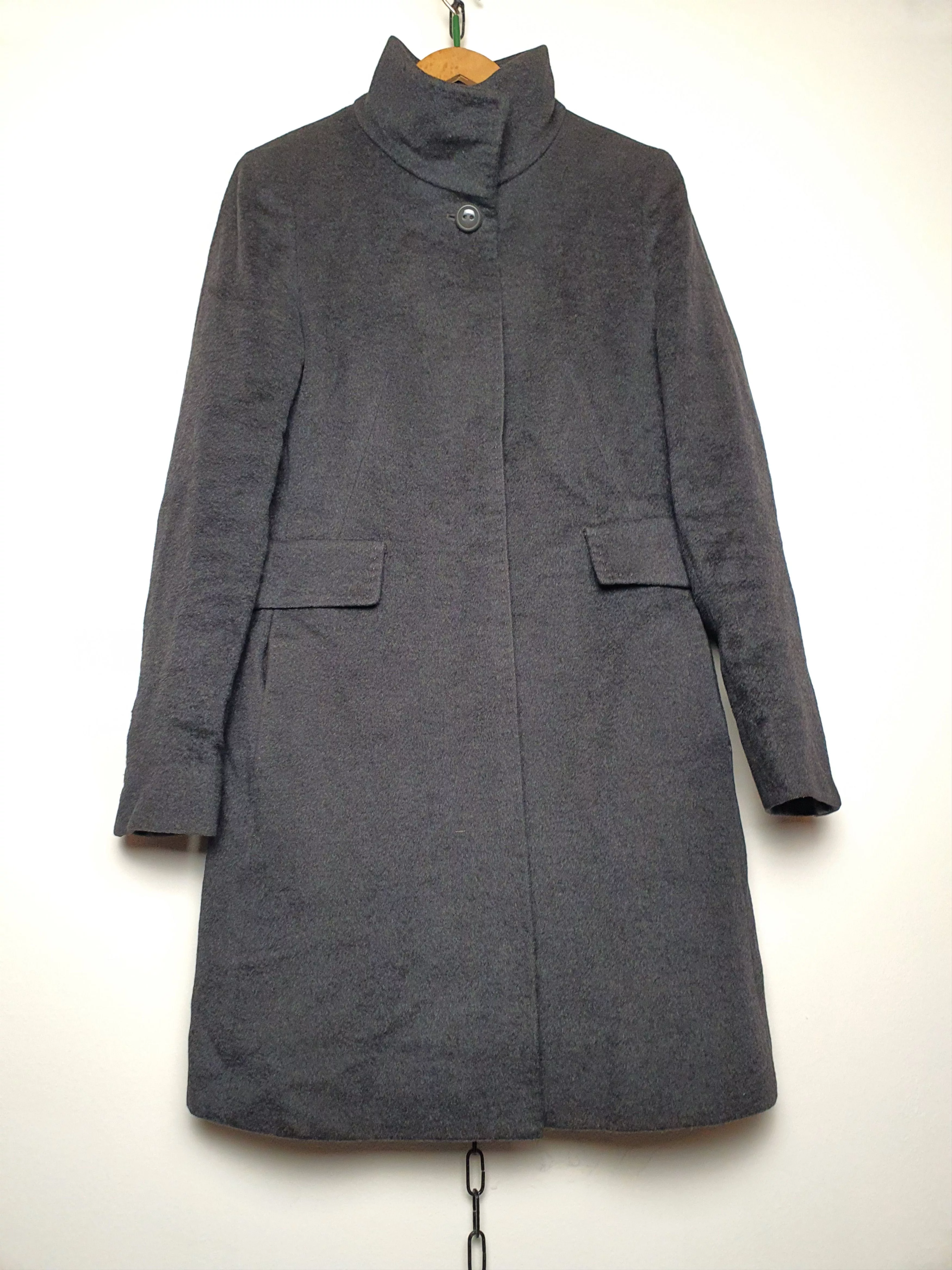 Max Mara Coats Max Mara Studio Wool Coat Gray Vintage