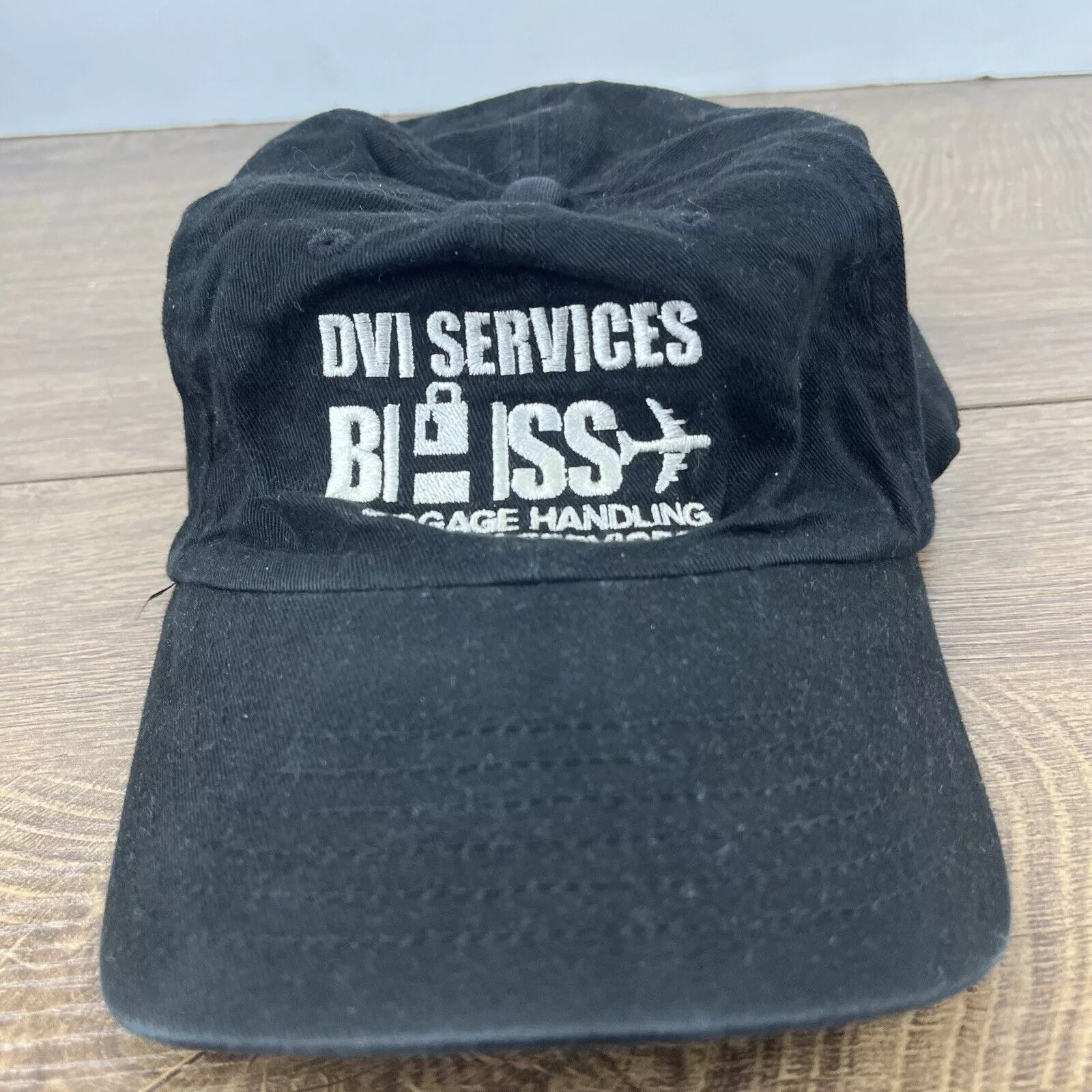 Other Hats Other DVI Services Hat BI ISS Black Hat Adjustable Baggage Handlin