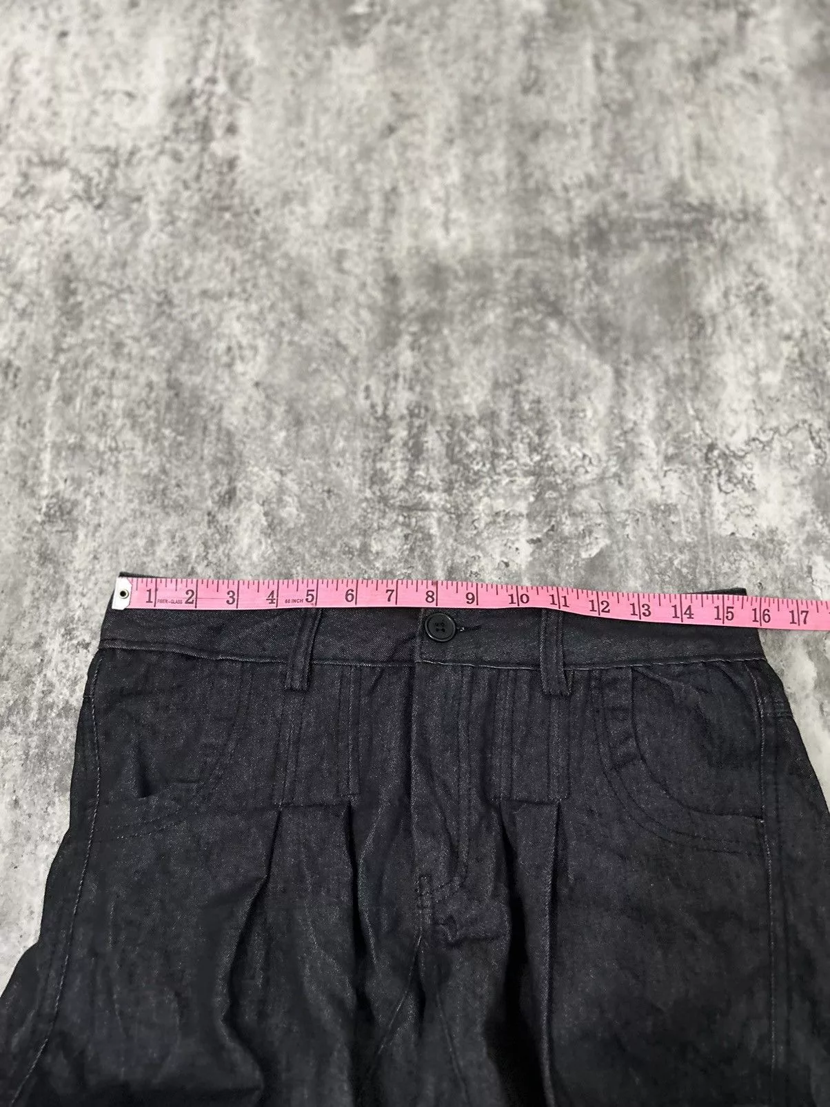 Japanese Brand Casual Pants Japanese Brand Open Arms Pants Black Vintage