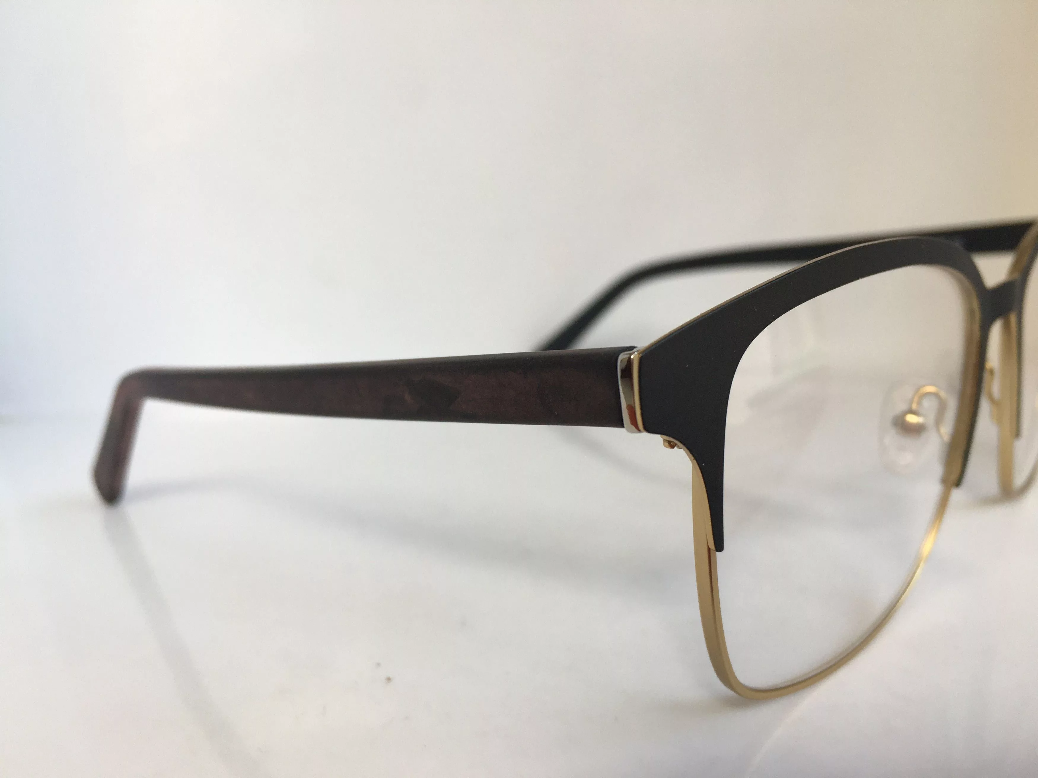 Other Glasses Other Eyebuydirect intense BlackGold Square Eyeglasses Frame