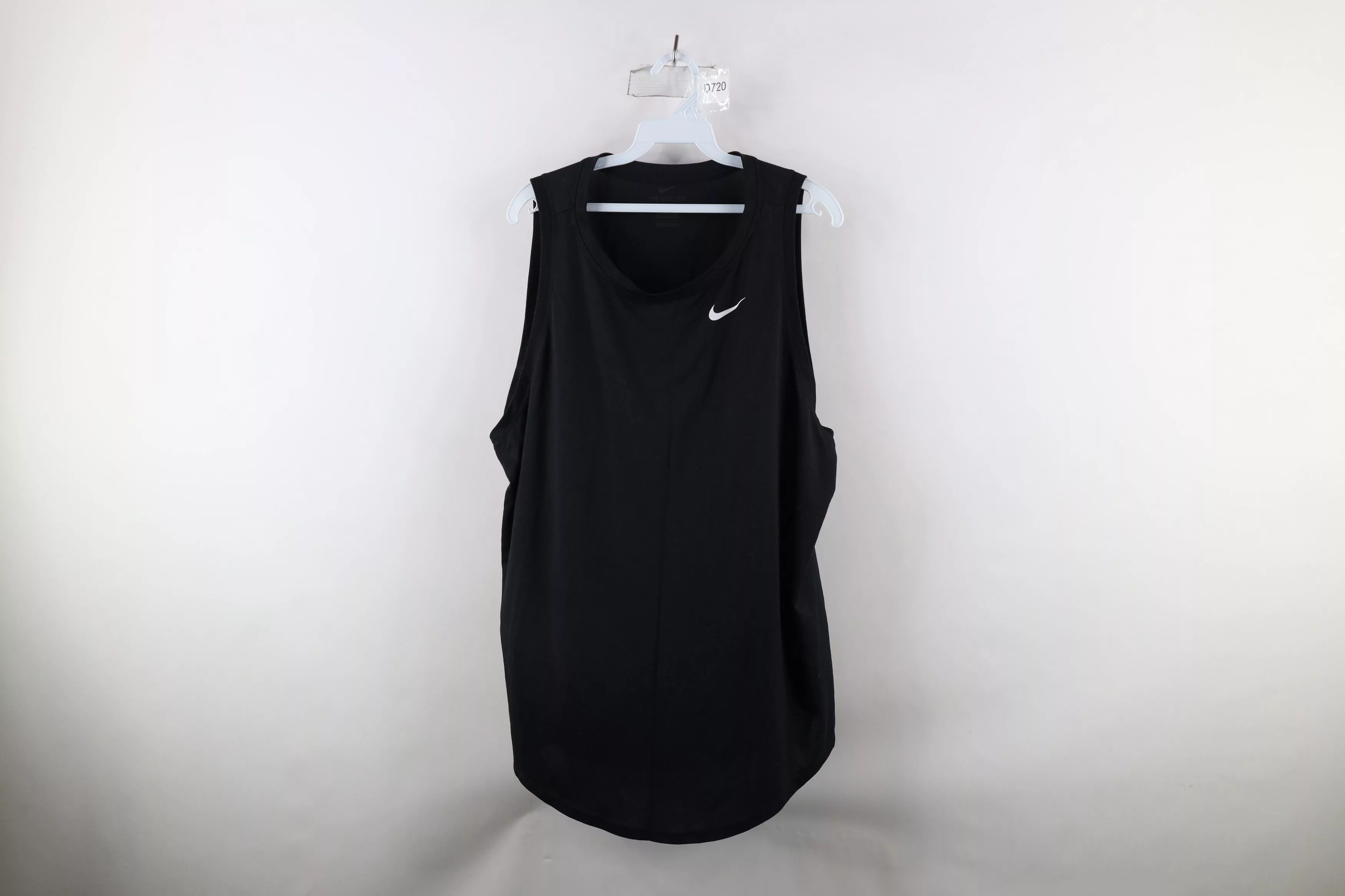 Nike Tank Tops Nike × Vintage Nike Dri-Fit Scott Mini Swoosh Sleeveless Tank Top T-Shirt Black