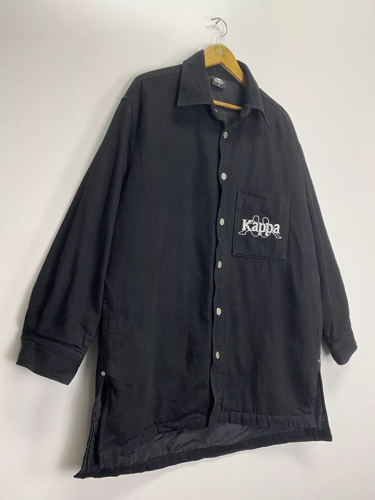 GU Light Jackets GU × Kappa Kappa Button Jacket Black