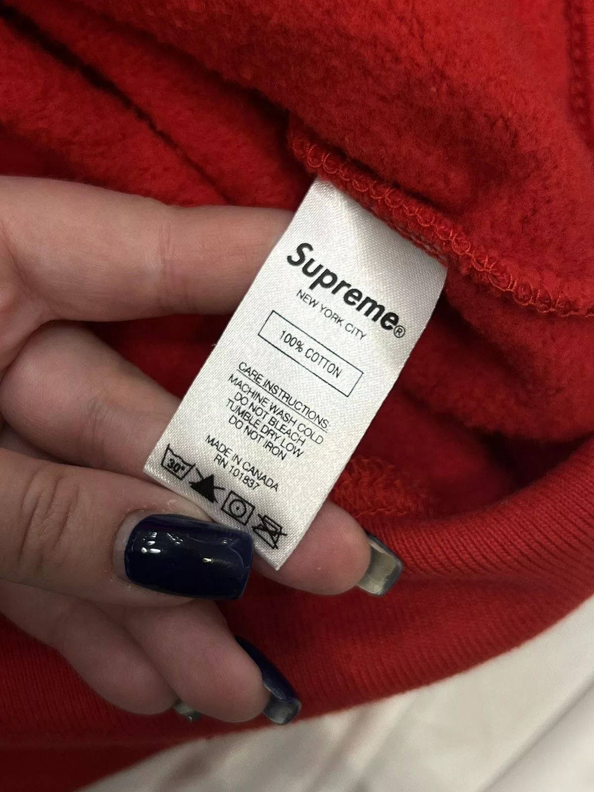Supreme Sweatshirts Hoodies Supreme S Logo Pullover Red
