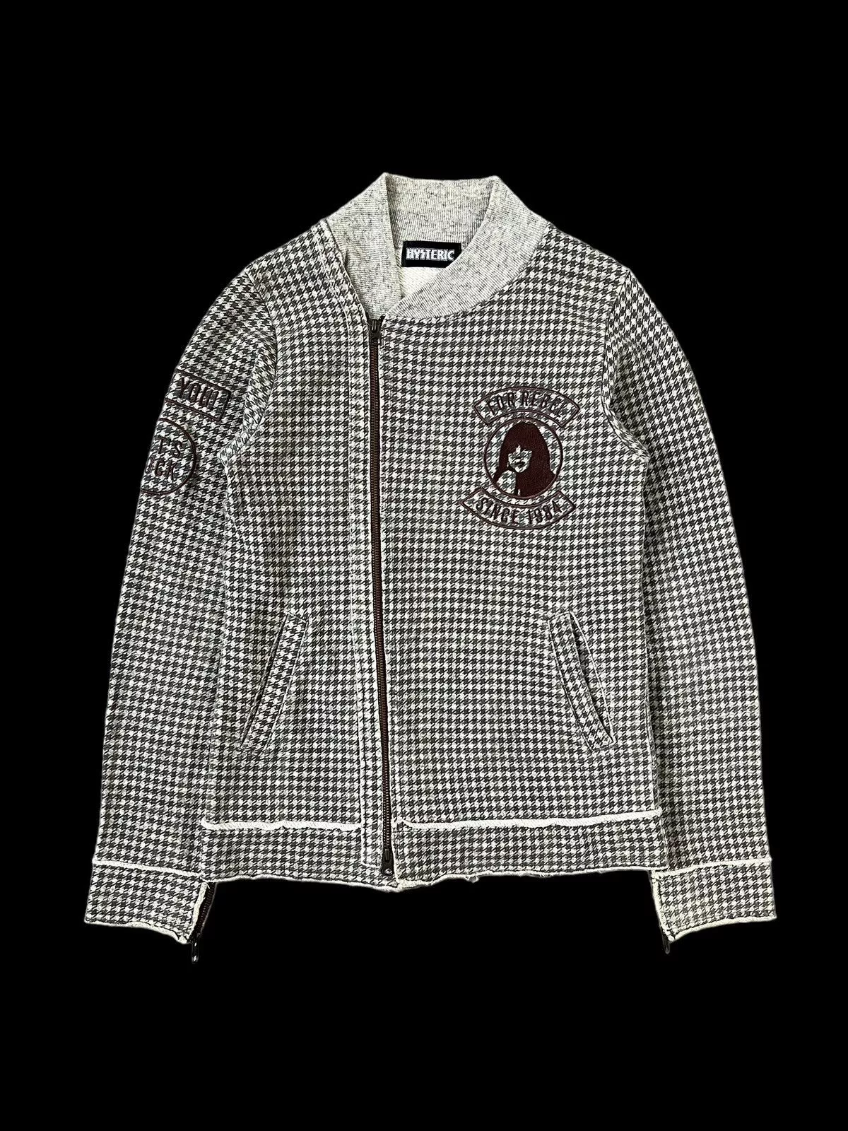 Hysteric Glamour Light Jackets Hysteric Glamour × Vintage Vintage Hysteric Glamour Plaid Punk Zipper Jacket Multi