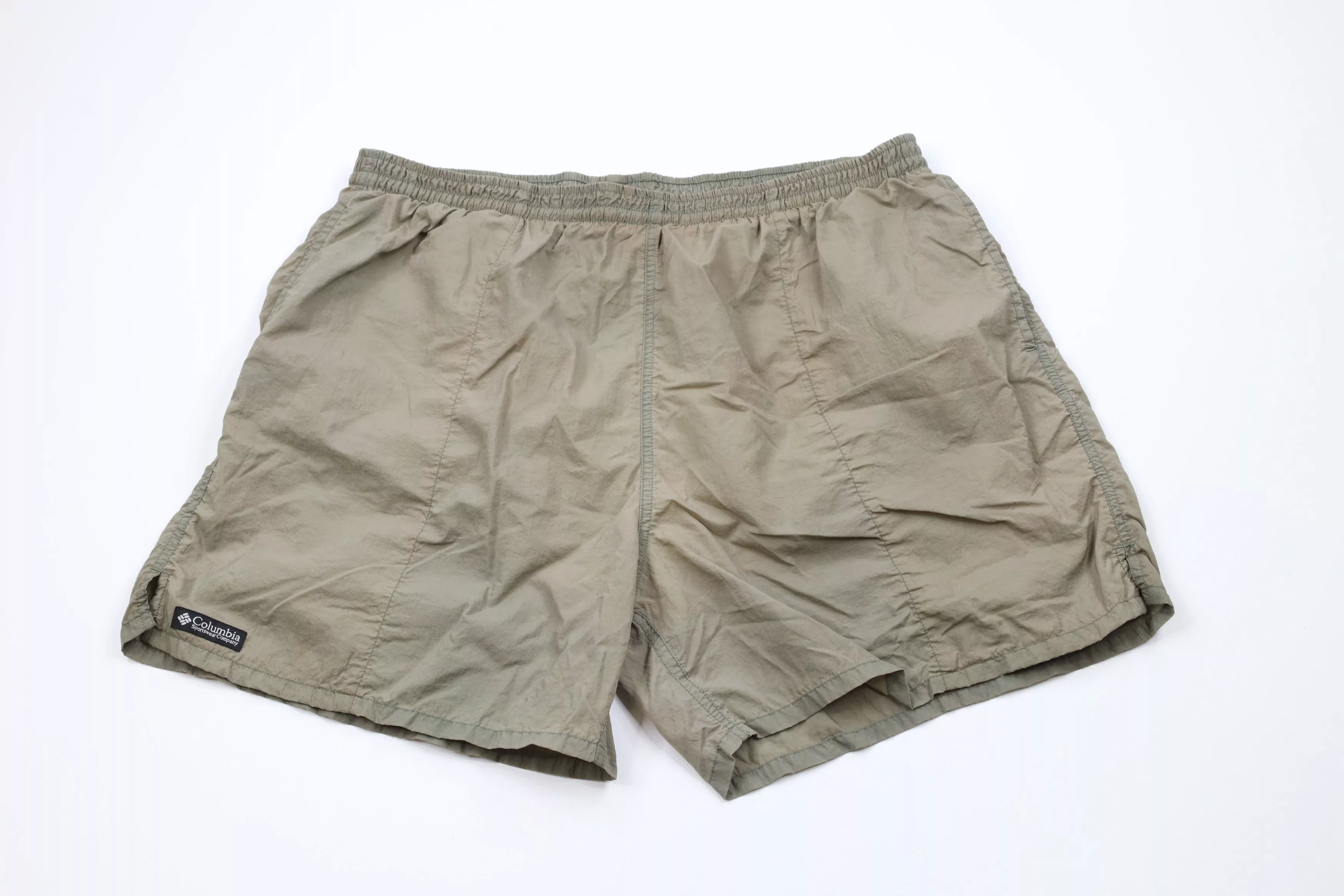 Columbia Shorts Columbia × Vintage Vintage 90s Columbia Lined Above Knee Shorts Baggies Green