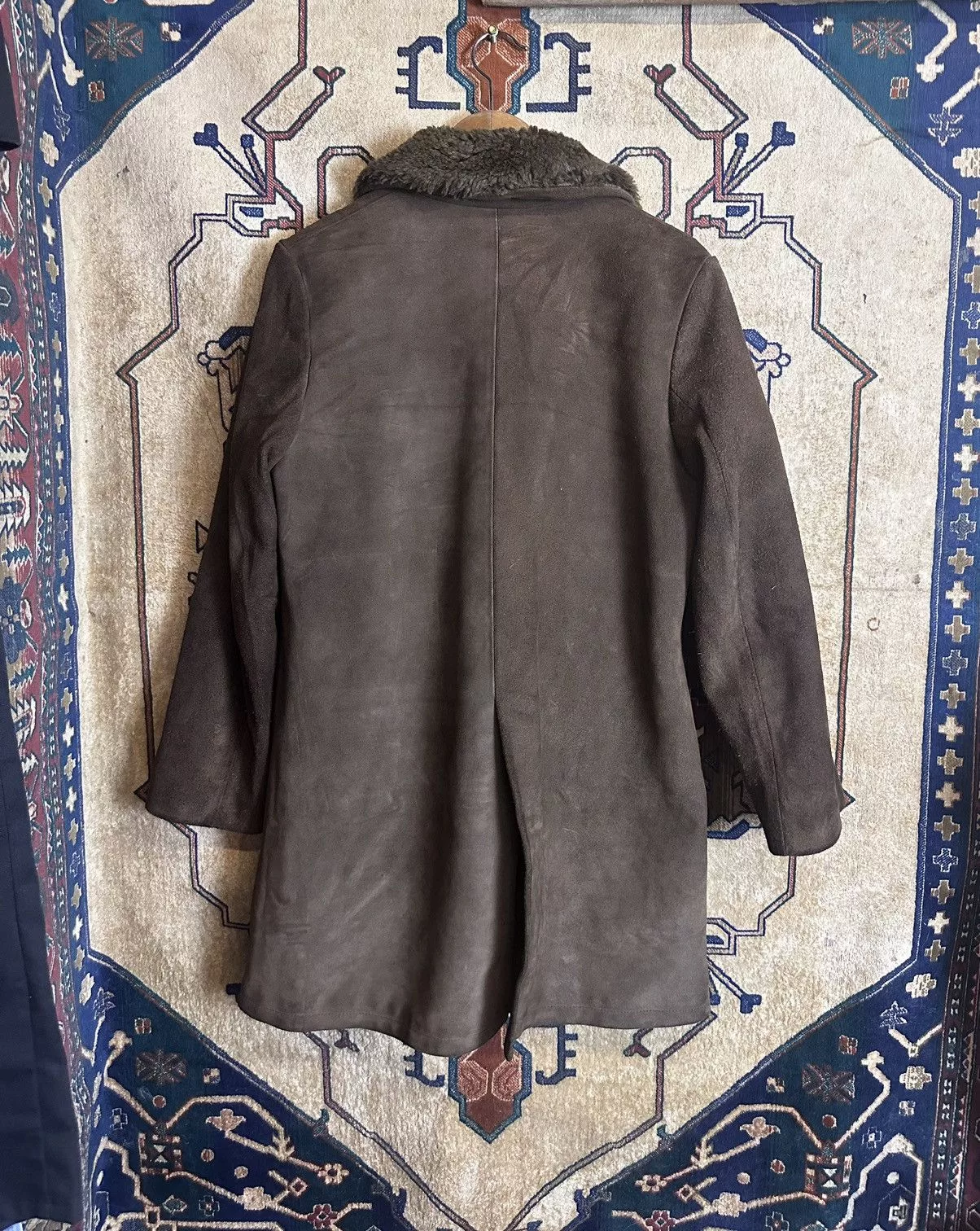 A.P.C. Leather Jackets A.P.C. A.P.C full leather long jacket coat Brown