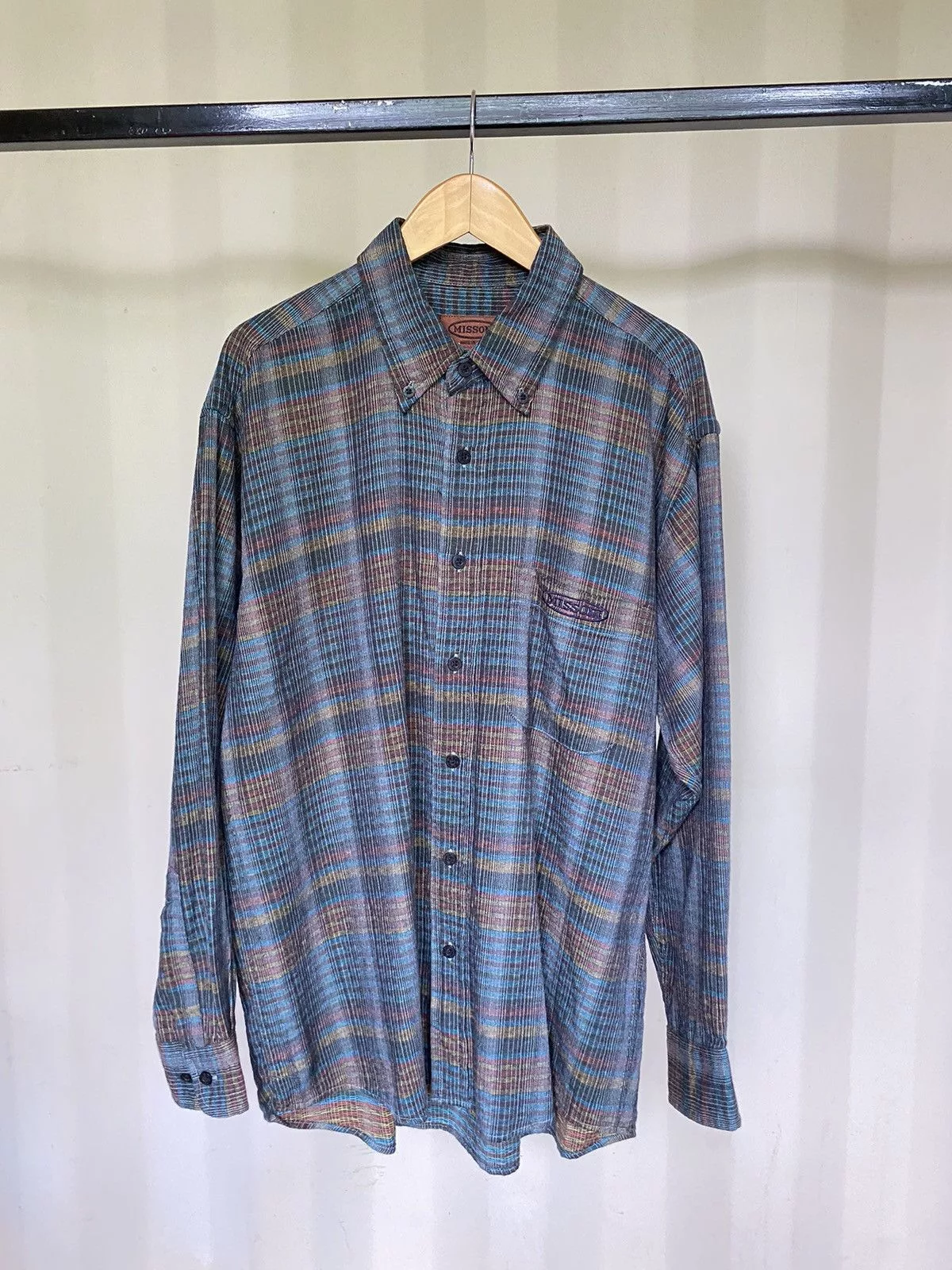 Missoni Shirts Button Ups Missoni multicolor plaid shirt Black