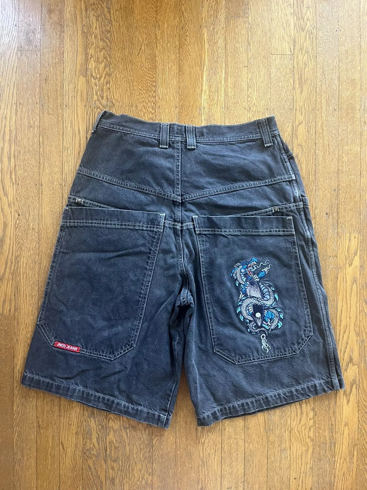 JNCO Shorts Vintage 90s Jnco Jorts Black