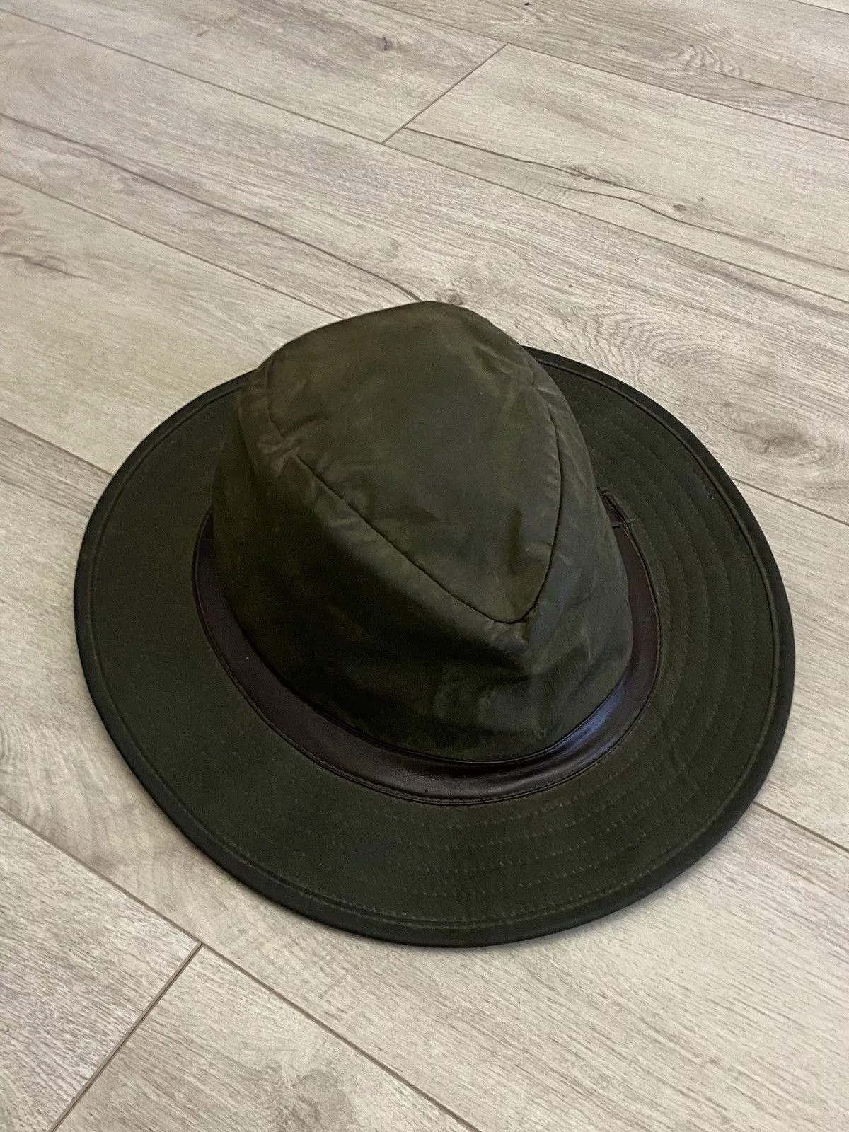 Barbour Hats Vintage 90s Barbour Bucket Cap Hat Streetwear Нуре Green