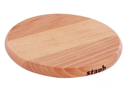 LARGE MAGNETIC WOODEN TRIVET 9" ROUND