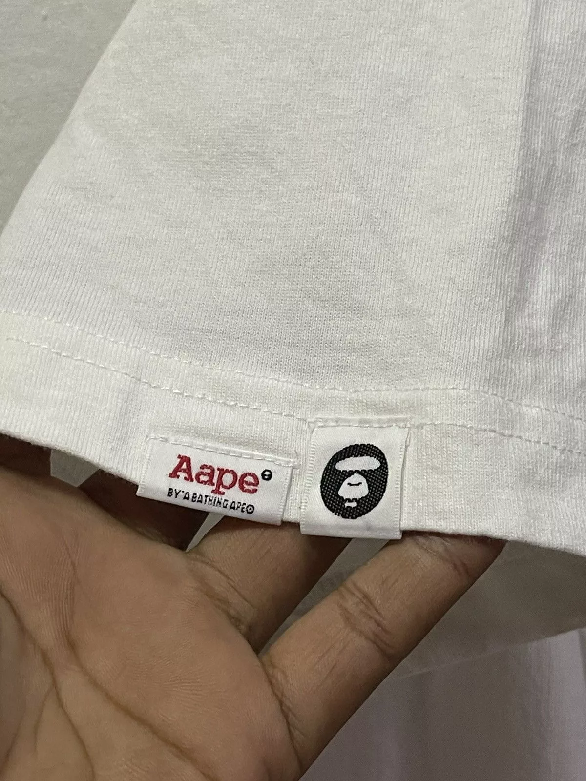 Aape Short Sleeve T Shirts Aape Tee White