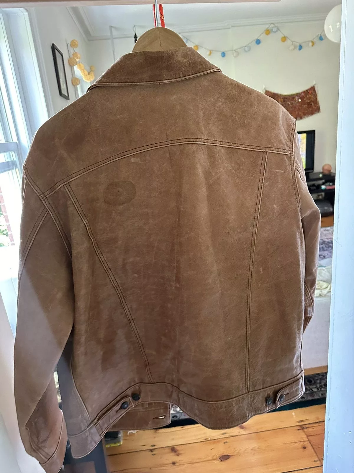 Gap Leather Jackets Gap Brown leather jacket
