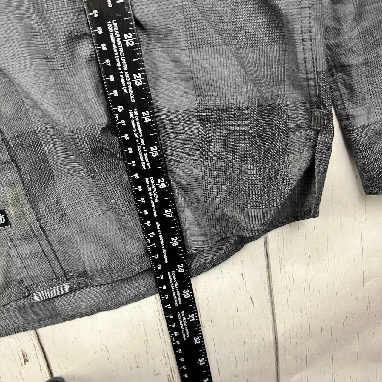 7Diamonds Shirts Button Ups 7Diamonds 7 Diamonds 1963 Medium Plaid Button Down Shirt Men Gray