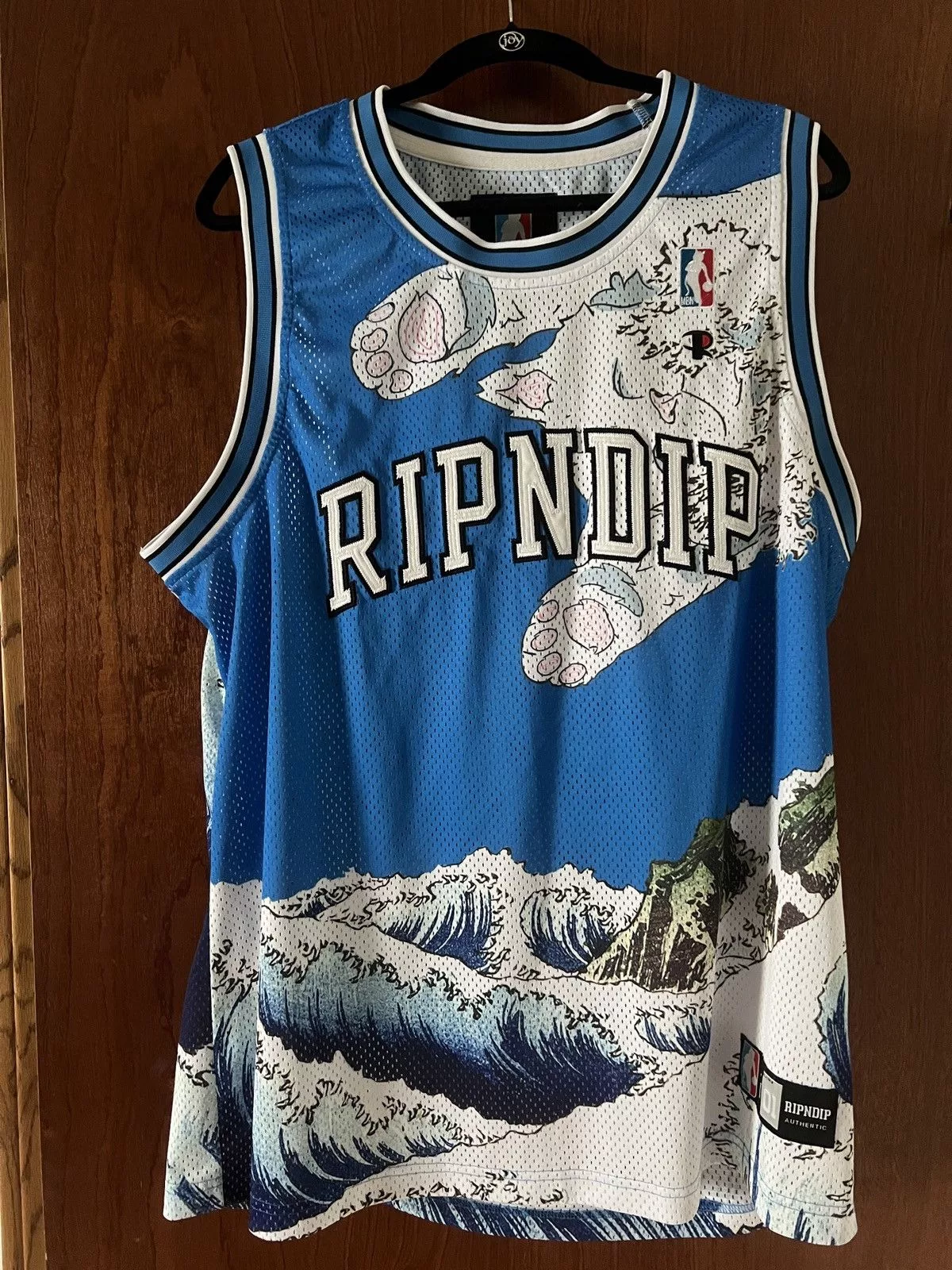 RIPNDIP Jerseys RIPNDIP Jersey The Great Wave XL Blue