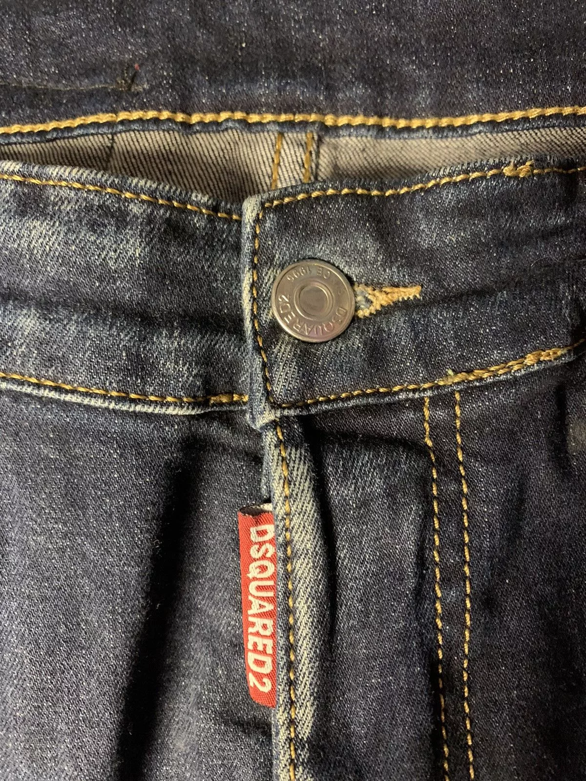 Dsquared2 Denim Dsquared2 × Vintage Dsquared2 distressed denim pants Blue Streetwear