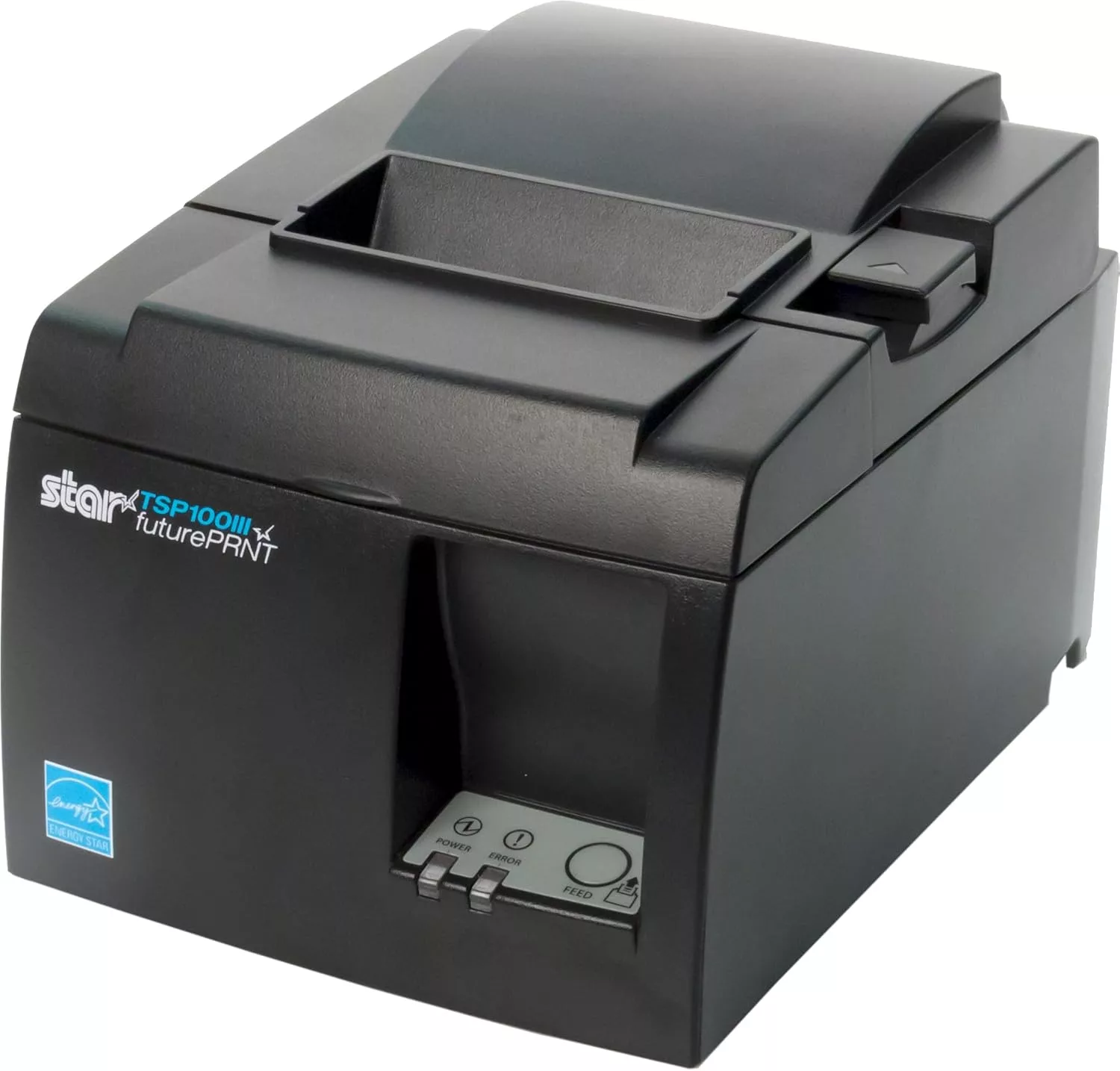 Star Micronics TSP143IIIBi Bluetooth Thermal Receipt Printer for iOS, Android, and Windows with Auto-cutter and Internal Power Supply - Gray