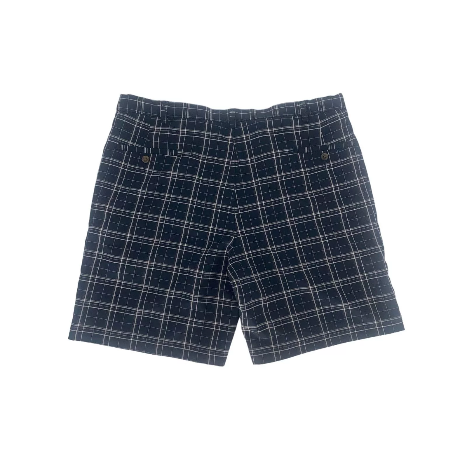 Izod Shorts IZOD Mens plaid Golf Shorts. Blue
