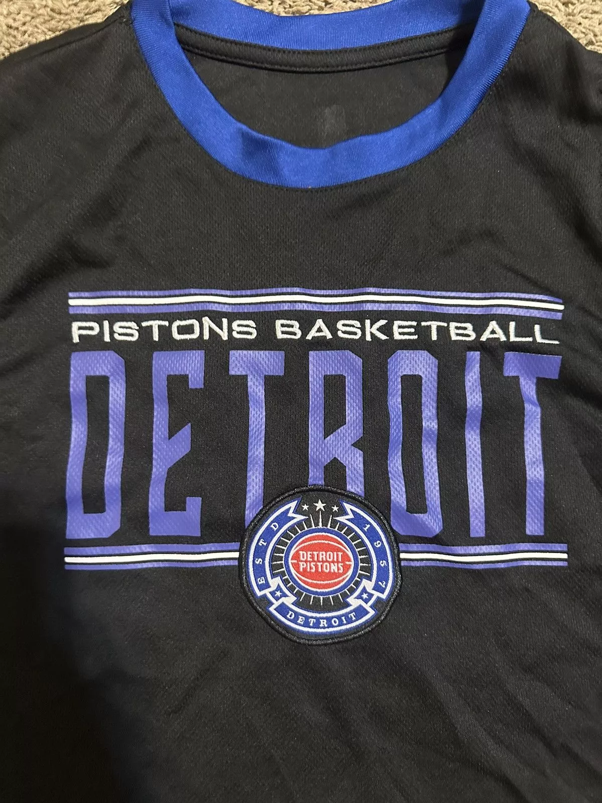 NBA Jerseys NBA × Vintage Vintage NBA Pistons “cunningham” jersey 00s size medium Blue Streetwear