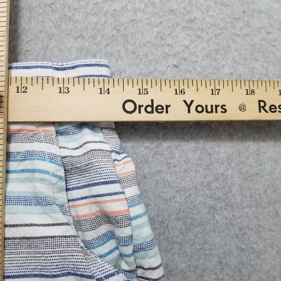 Gap Shorts Womens 0 Striped Chino Casual Lightweight Multi